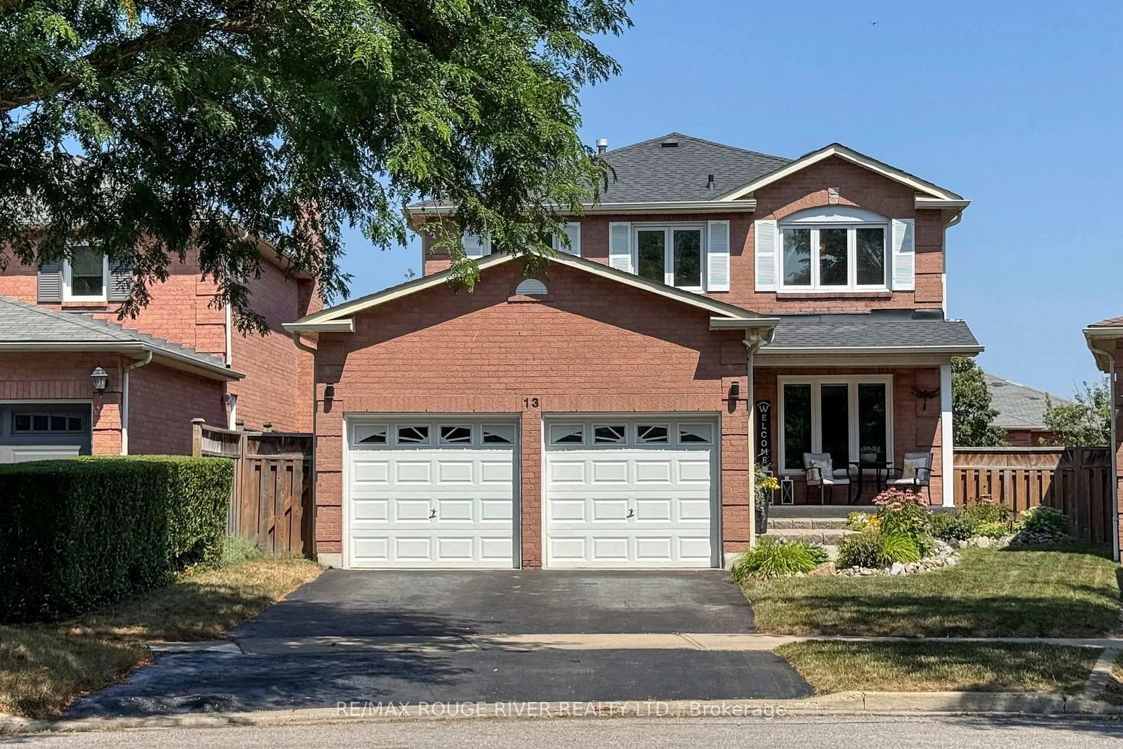 Home with brick exterior material, street for 13 Dagwell Cres, Ajax Ontario L1T 3M8