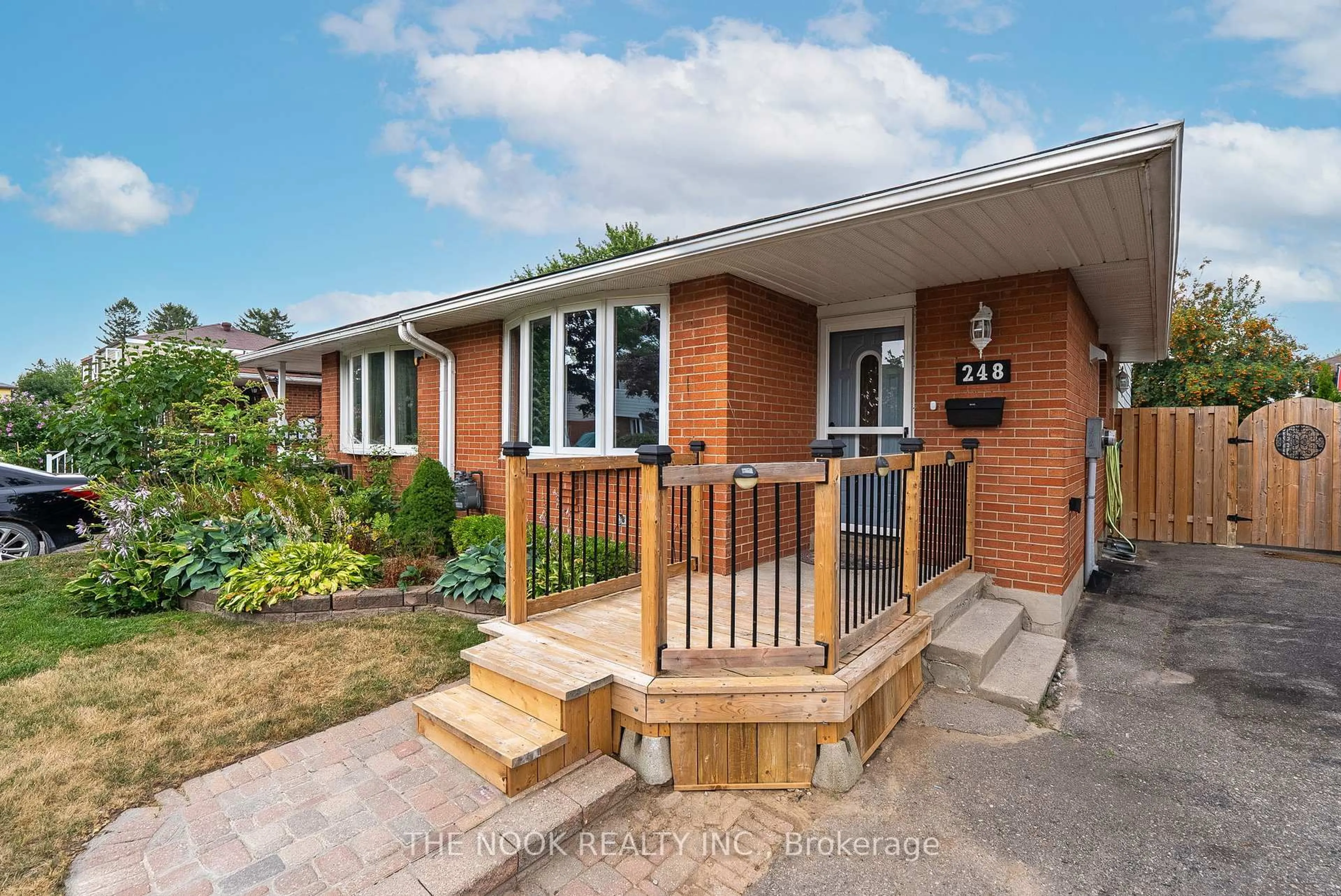 Home with brick exterior material, street for 248 Kinmount Cres, Oshawa Ontario L1J 3T7