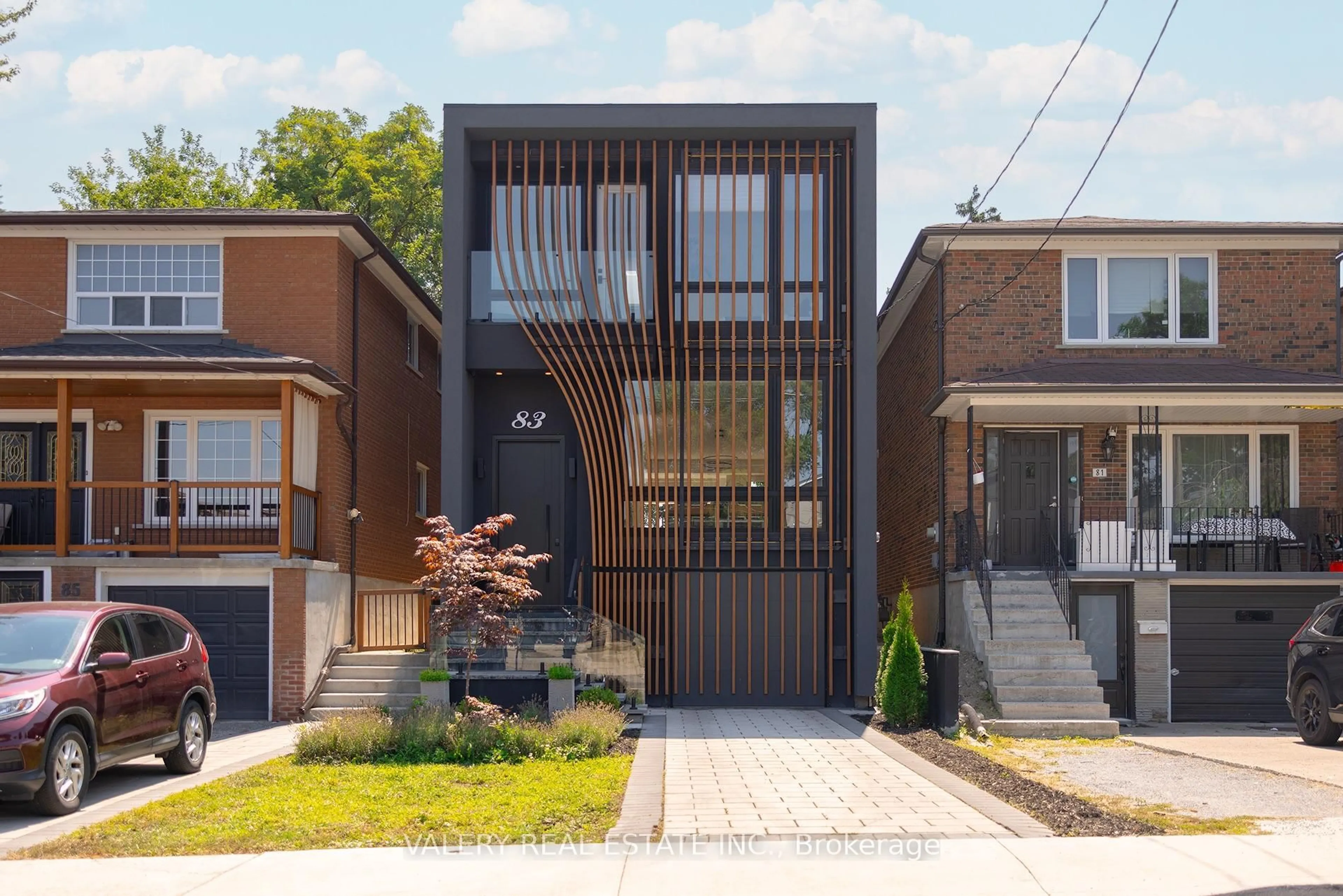 Home with brick exterior material, street for 83 Virginia Ave, Toronto Ontario M4C 2S8