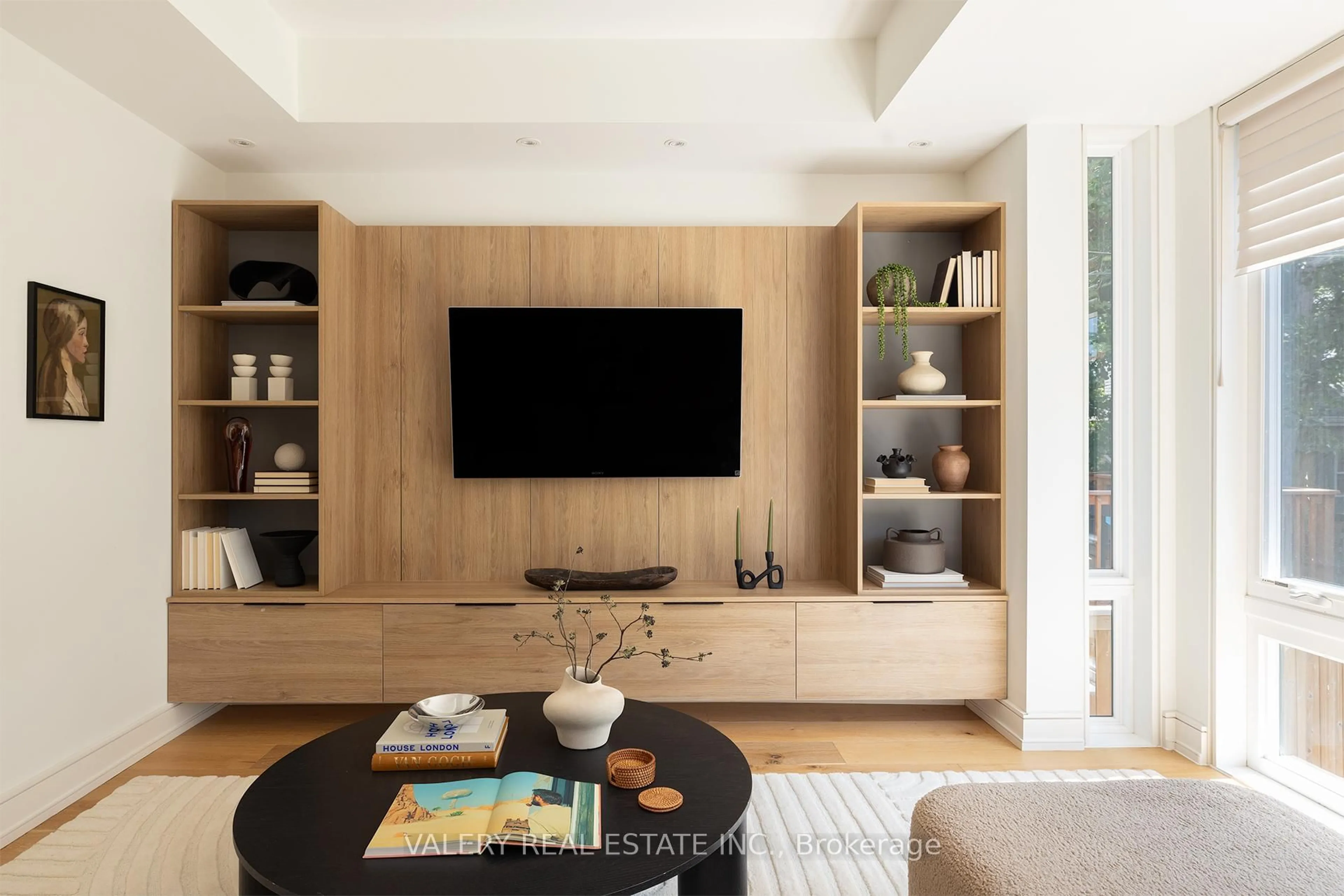 Home theater for 83 Virginia Ave, Toronto Ontario M4C 2S8