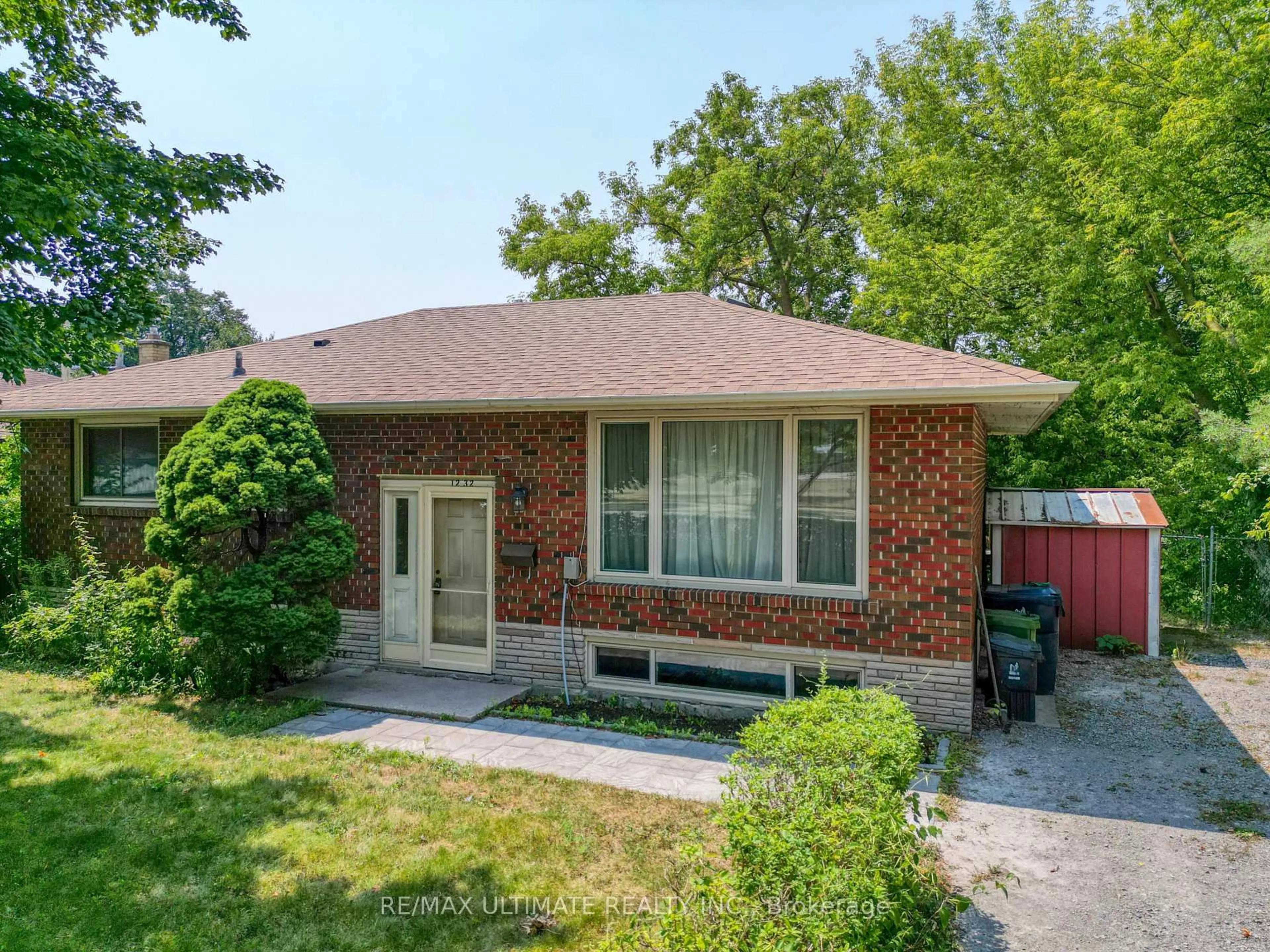 Home with brick exterior material, street for 1232 Brimley Rd, Toronto Ontario M1P 3G6