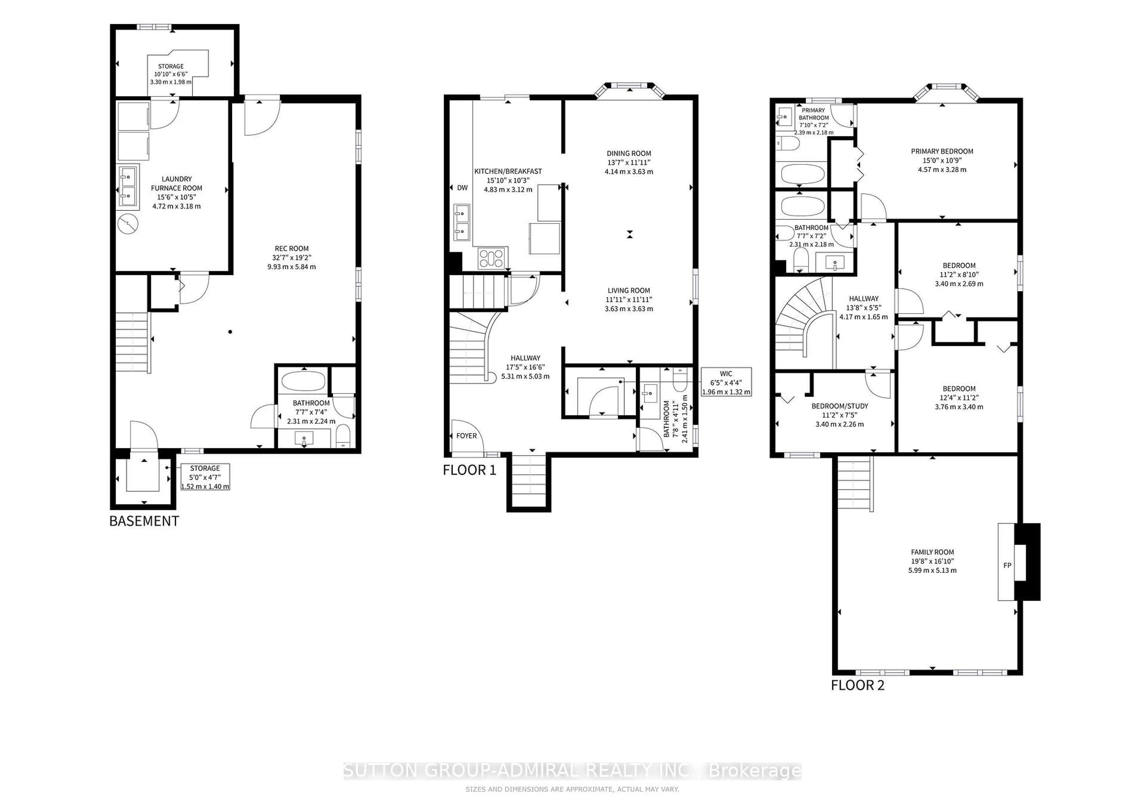 Floor plan for 88 Burnt Bark Dr, Toronto Ontario M1V 3J8