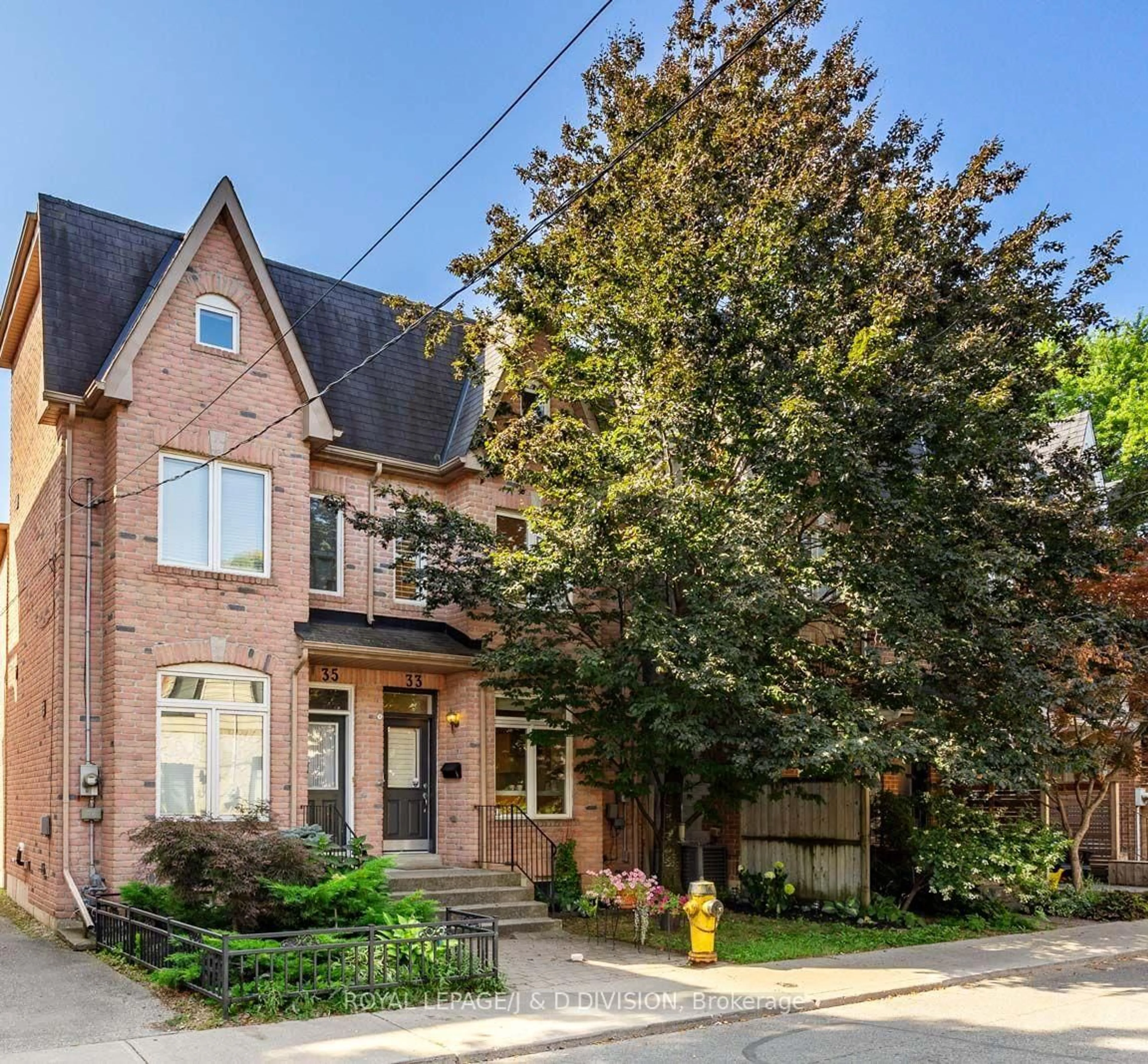 Home with brick exterior material, street for 33 Clark St, Toronto Ontario M4M 1M5
