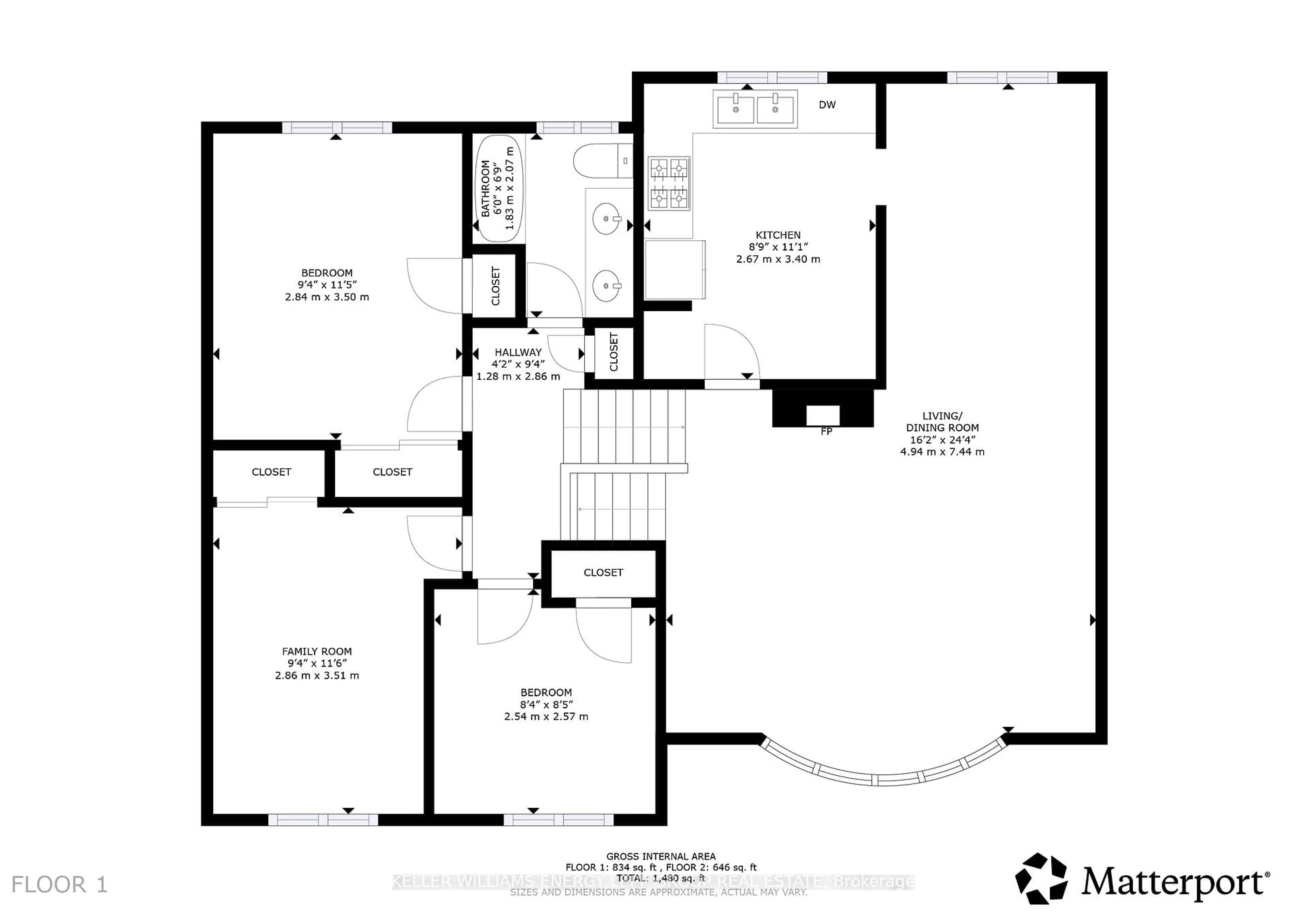Floor plan for 916 Somerville St, Oshawa Ontario L1G 4J7