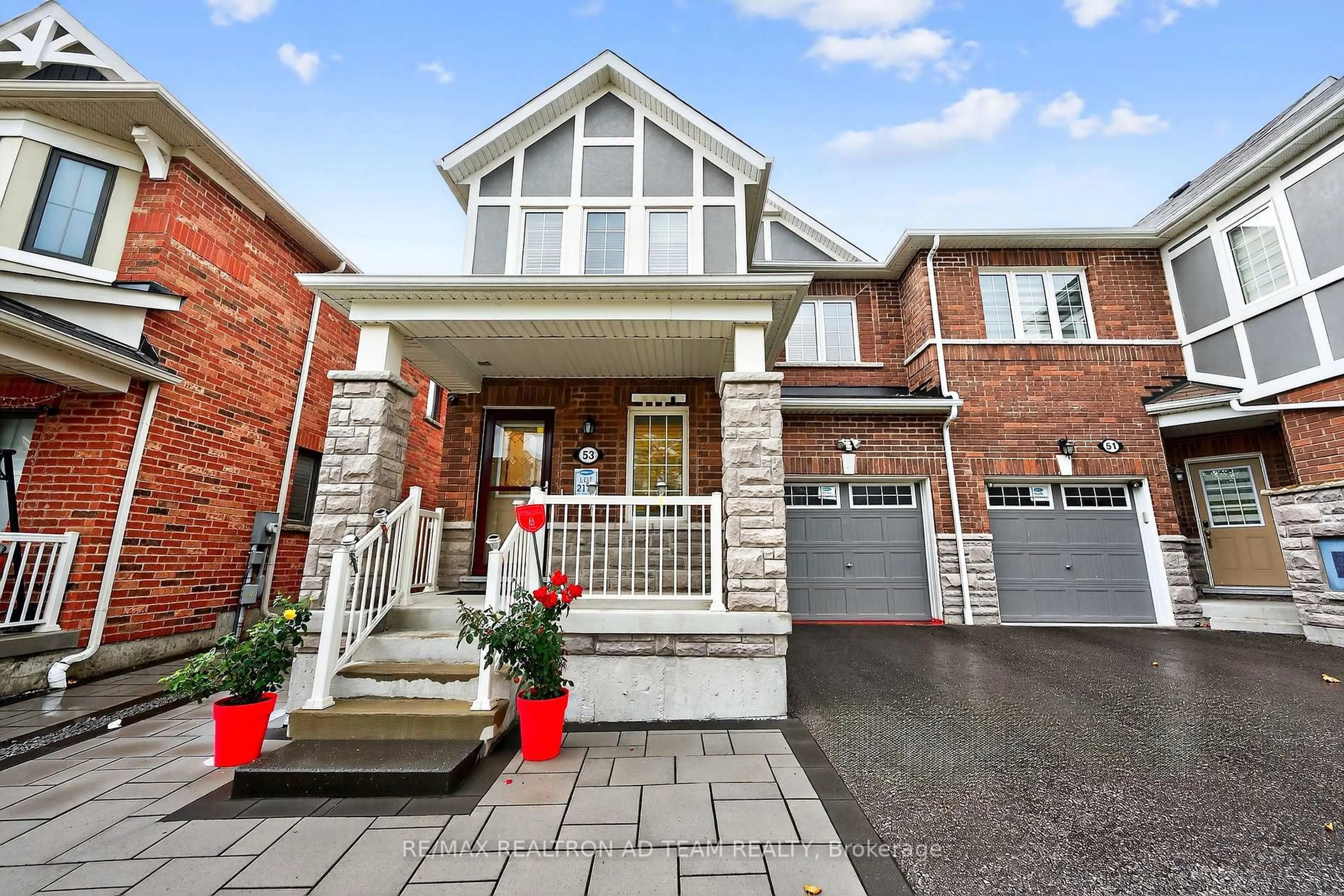 Home with brick exterior material, street for 53 Littlebeck Cres, Whitby Ontario L1P 0G4