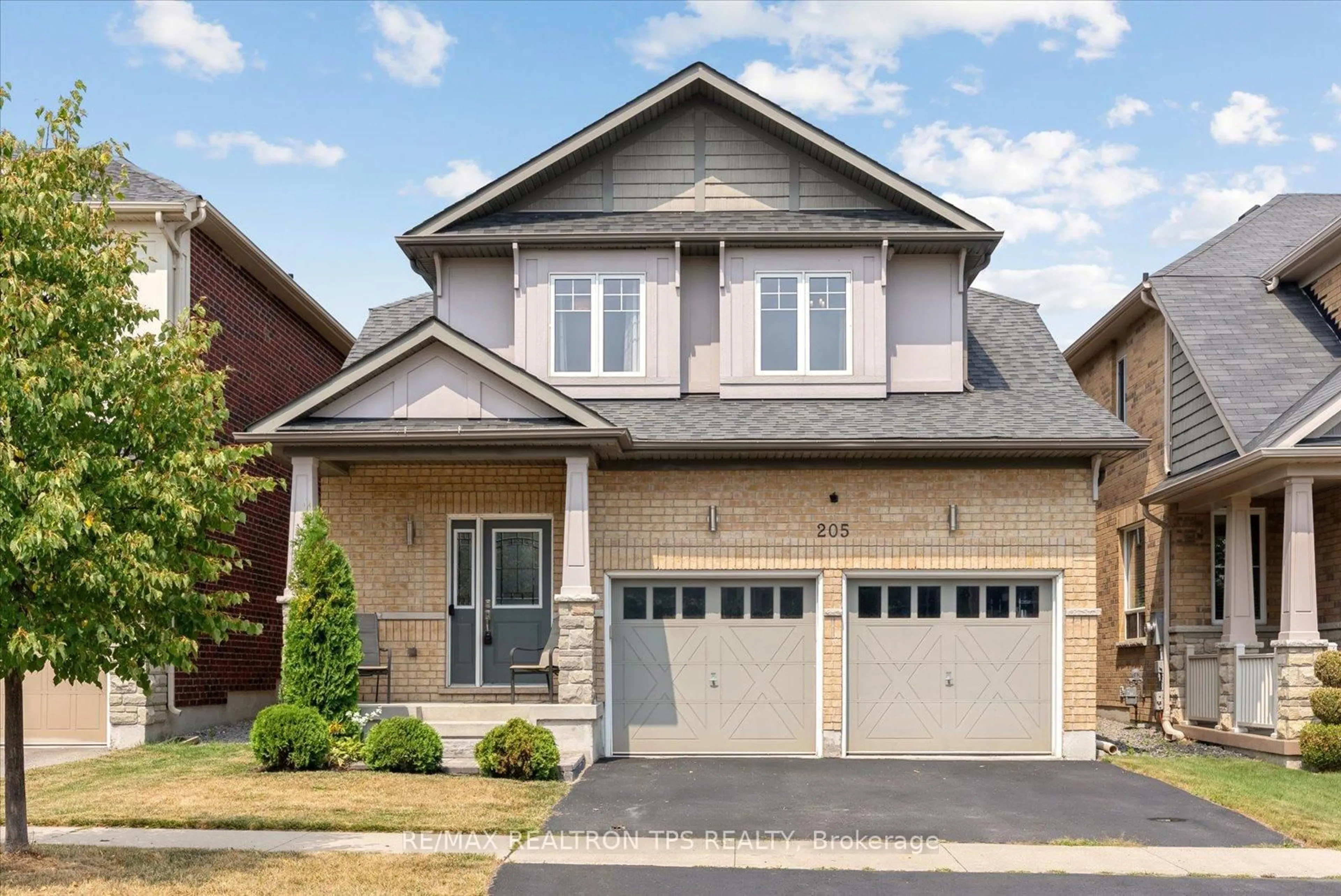 Home with brick exterior material, street for 205 Blackwell Cres, Oshawa Ontario L1L 0C9