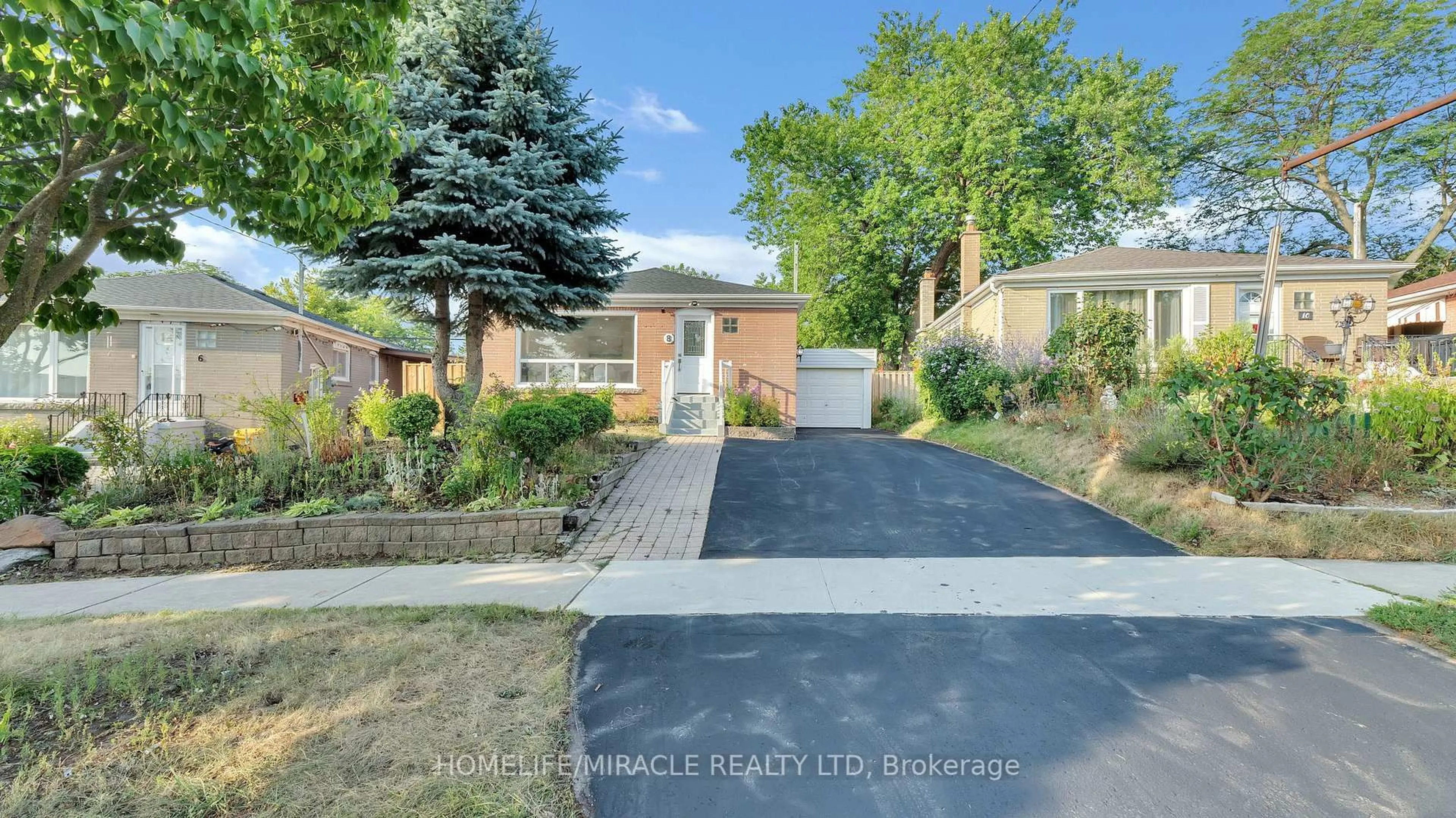 Home with brick exterior material, street for 8 Hollyhedge Dr, Toronto Ontario M1K 3S1