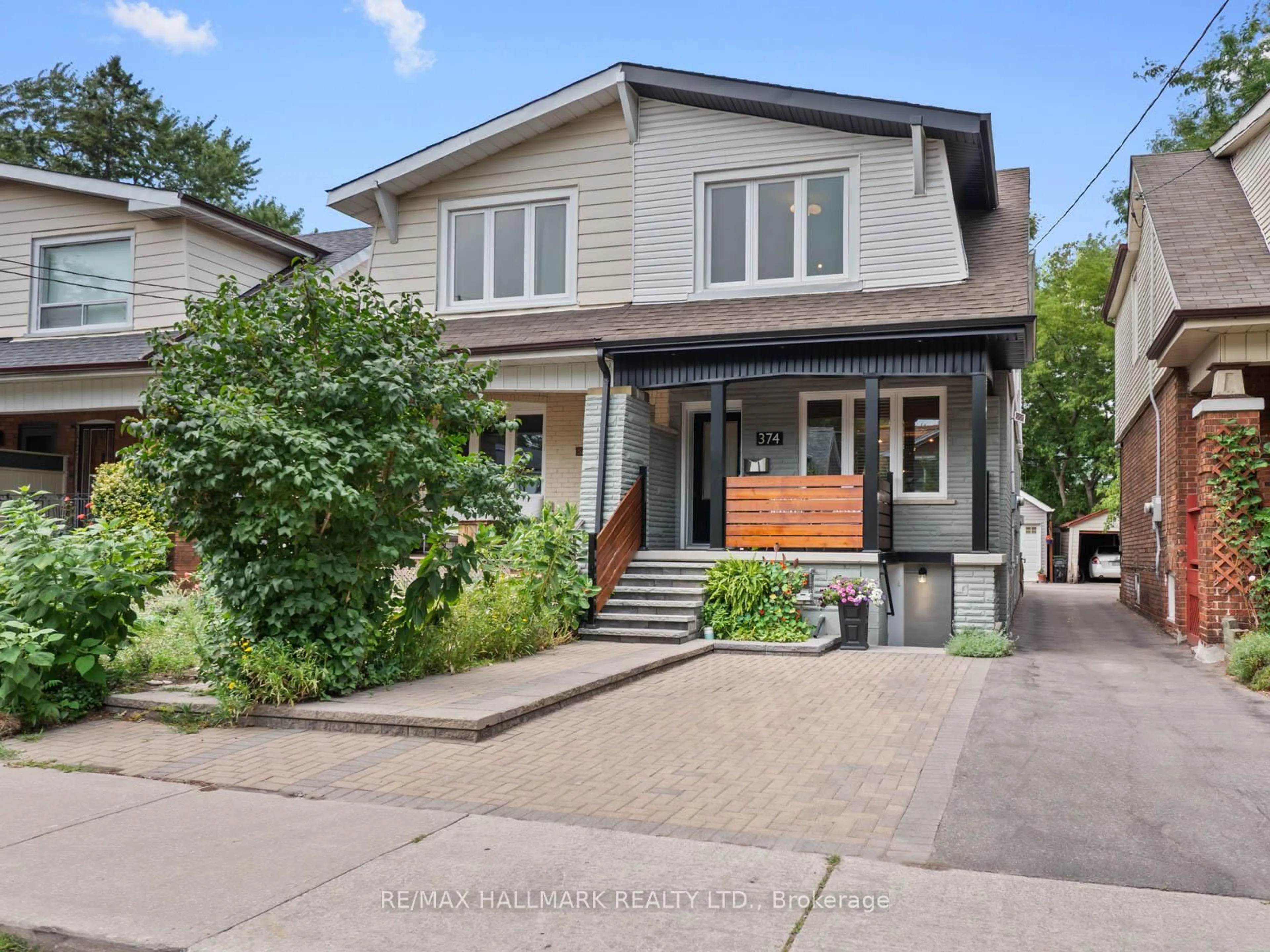Home with brick exterior material, street for 374 Milverton Blvd, Toronto Ontario M4J 1V9