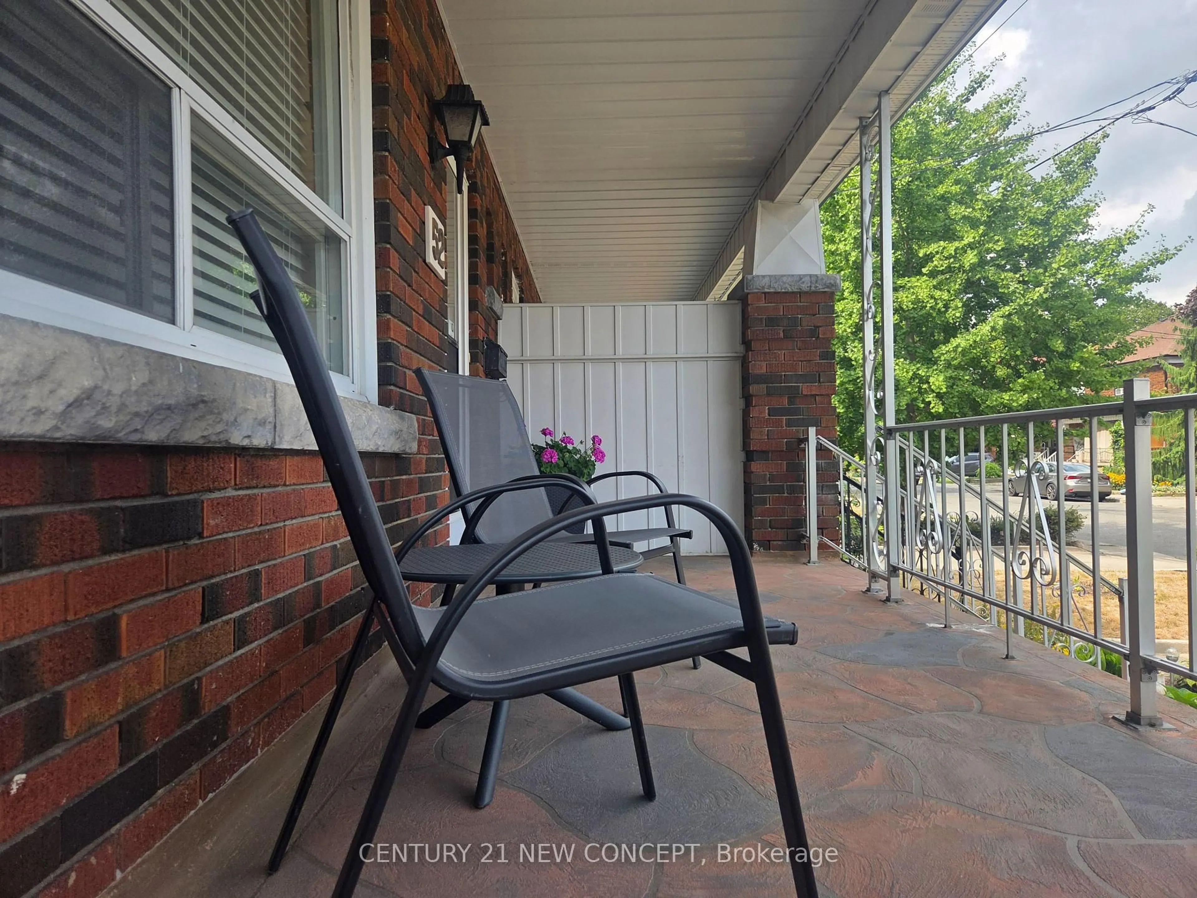 Balcony in the apartment, street for 52 Frankdale Ave, Toronto Ontario M4J 4A2