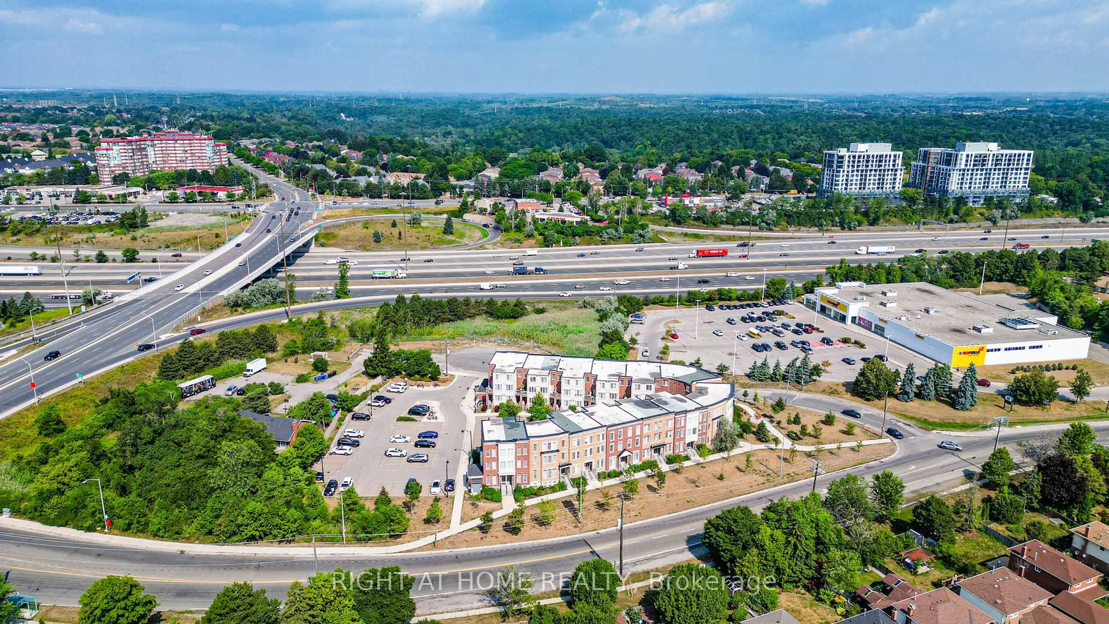 A pic from outside/outdoor area/front of a property/back of a property/a pic from drone, mountain view for 33 Island Rd #6, Toronto Ontario M1C 2P5