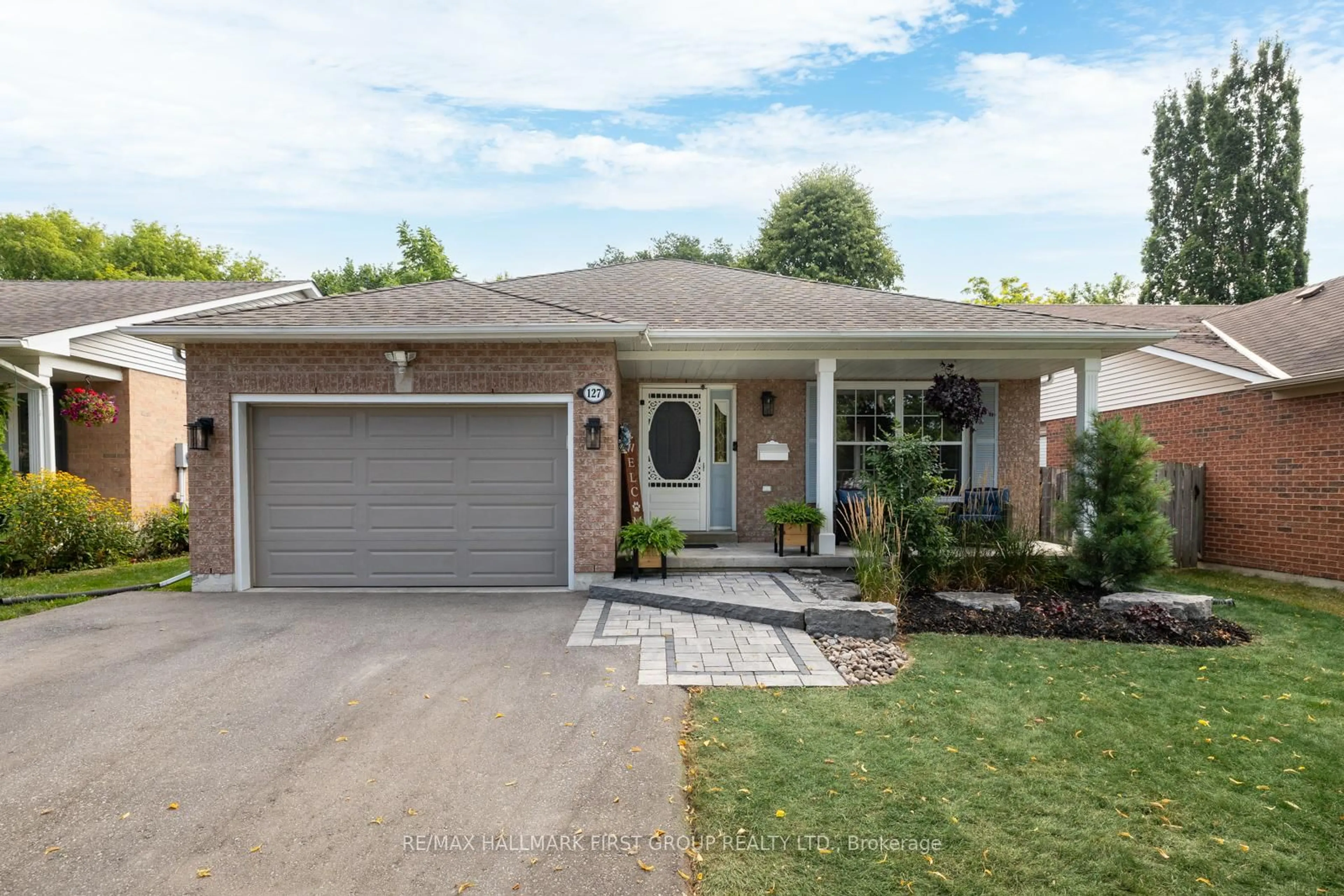 Home with brick exterior material, street for 127 Rhonda Blvd, Clarington Ontario L1C 4M9