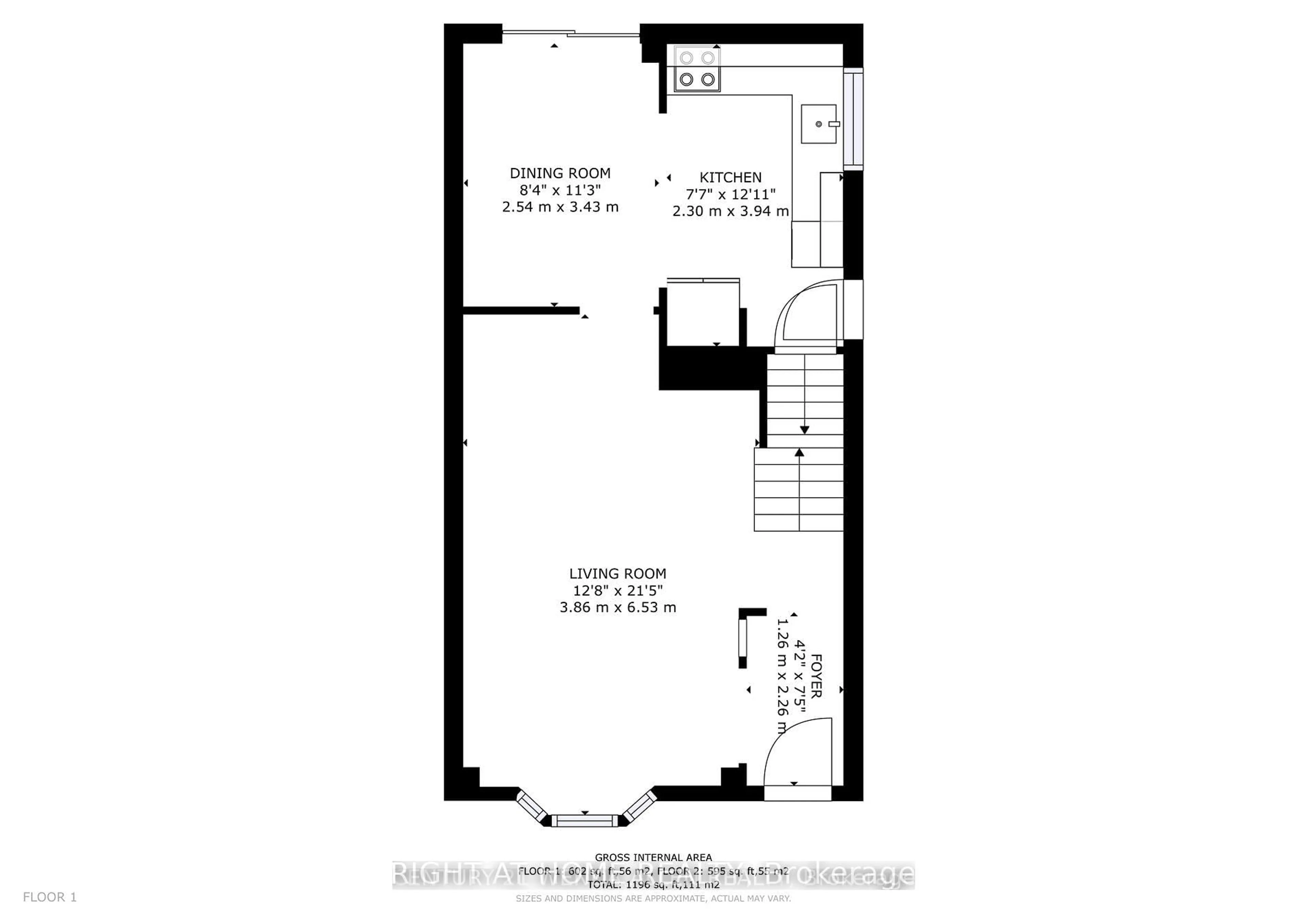 Floor plan for 649 Balsam Cres, Oshawa Ontario L1J 6A1