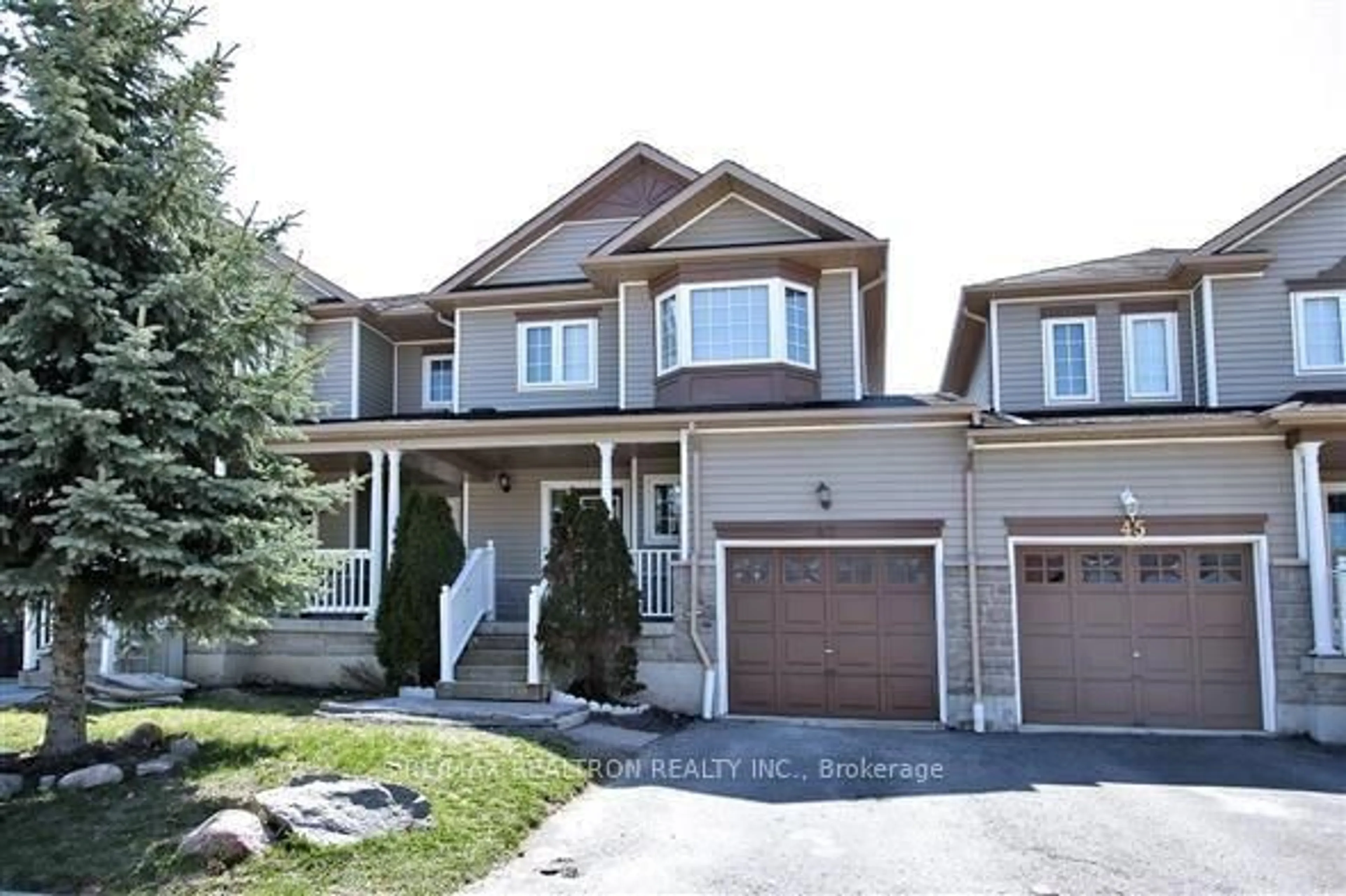 Home with vinyl exterior material, street for 47 Joshua Blvd, Whitby Ontario L1M 2J2