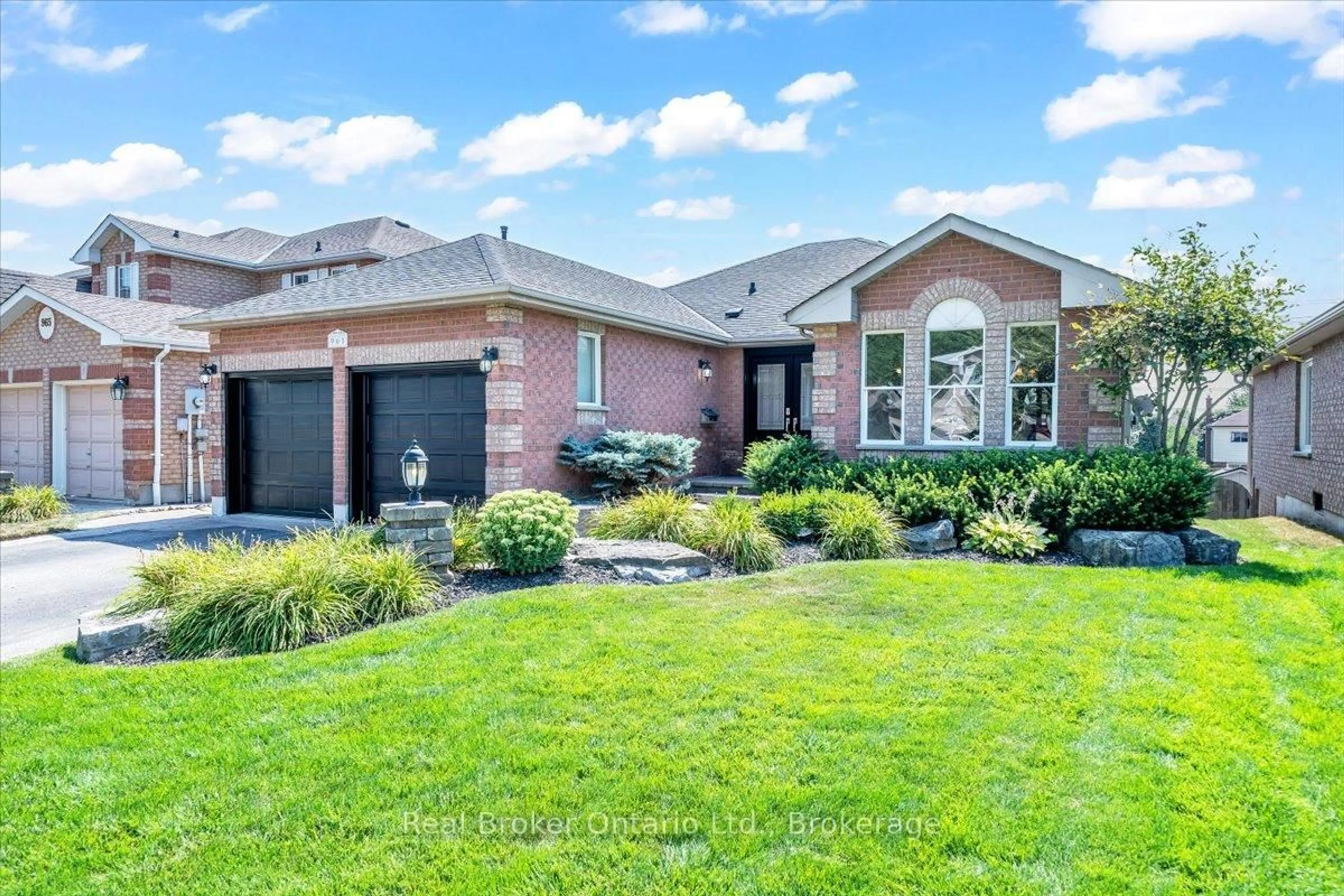 Home with brick exterior material, street for 961 Ridge Valley Dr, Oshawa Ontario L1K 2G3