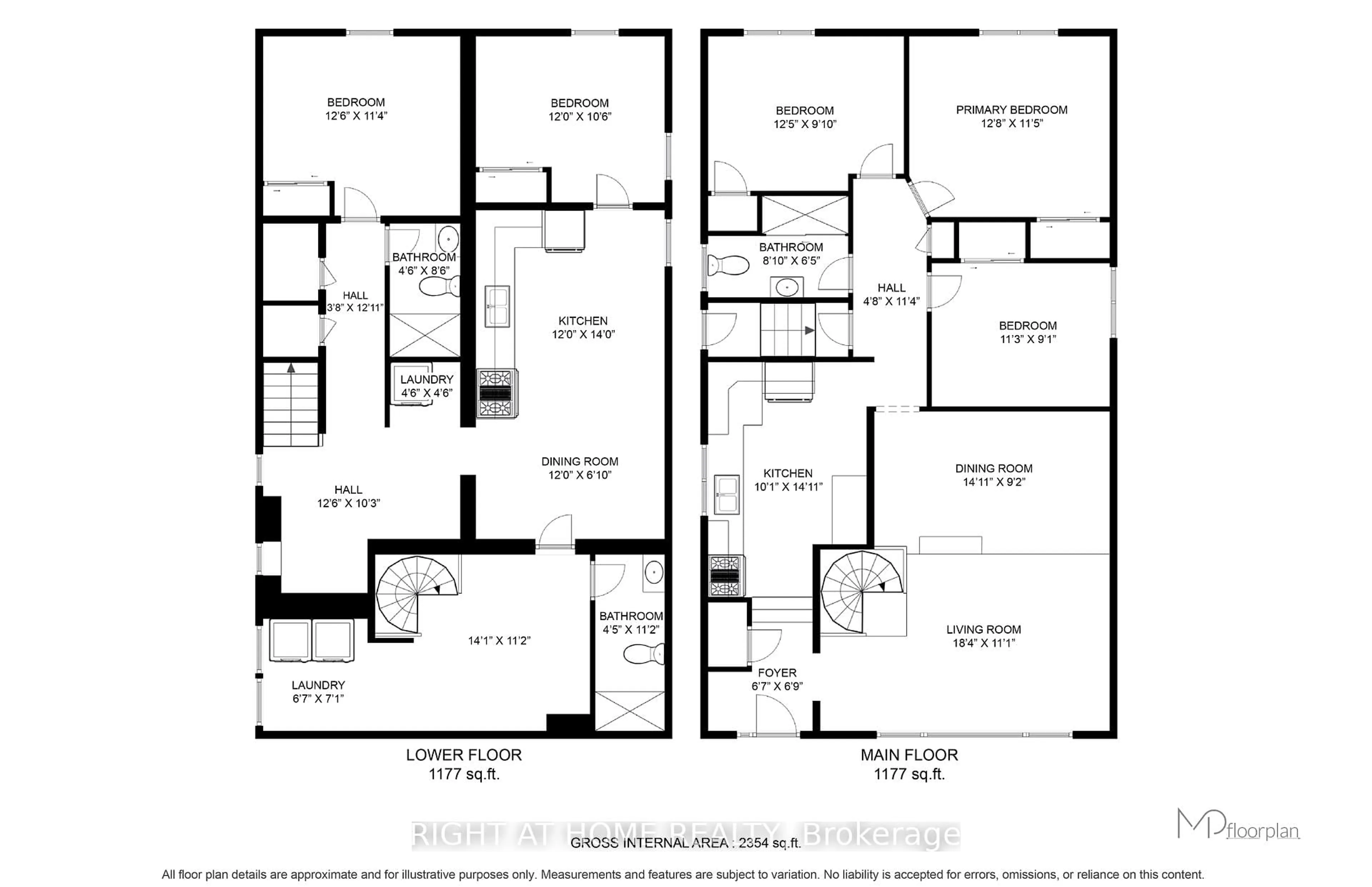Floor plan for 348 Bellamy Rd, Toronto Ontario M1H 1E8