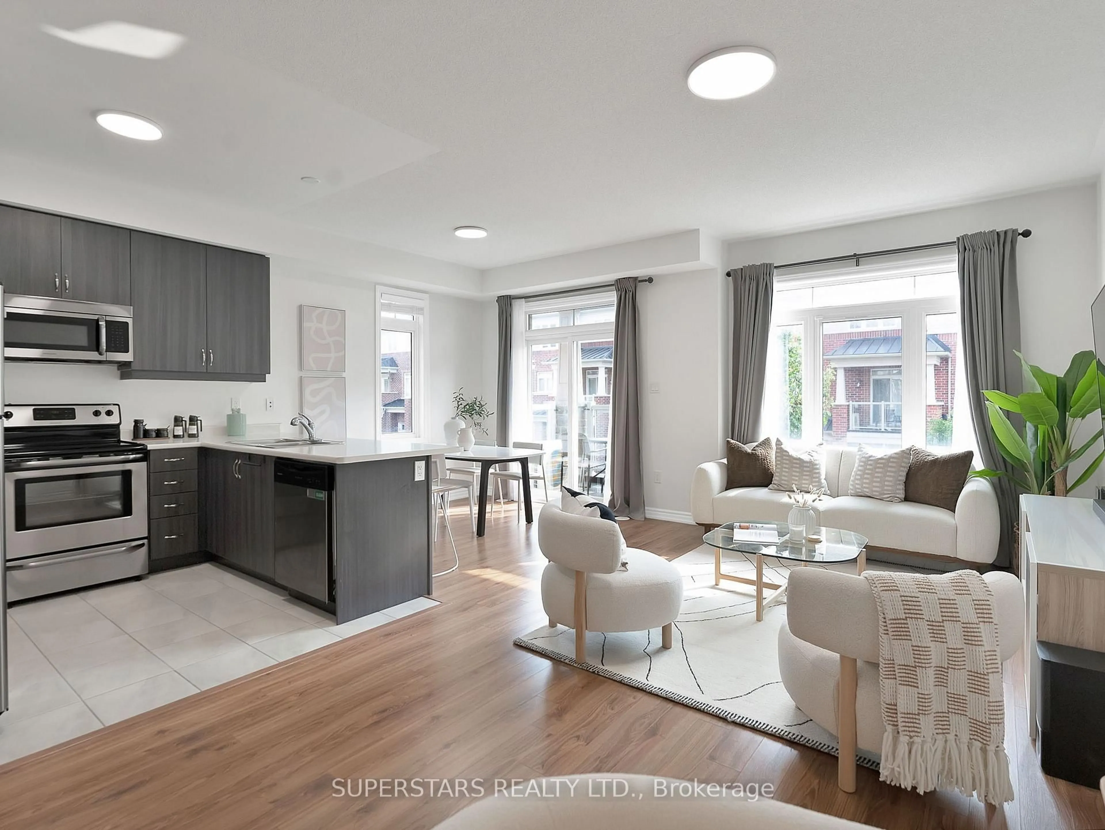 Open concept kitchen, unknown for 2410 Nantucket Chse, Pickering Ontario L1X 0E5