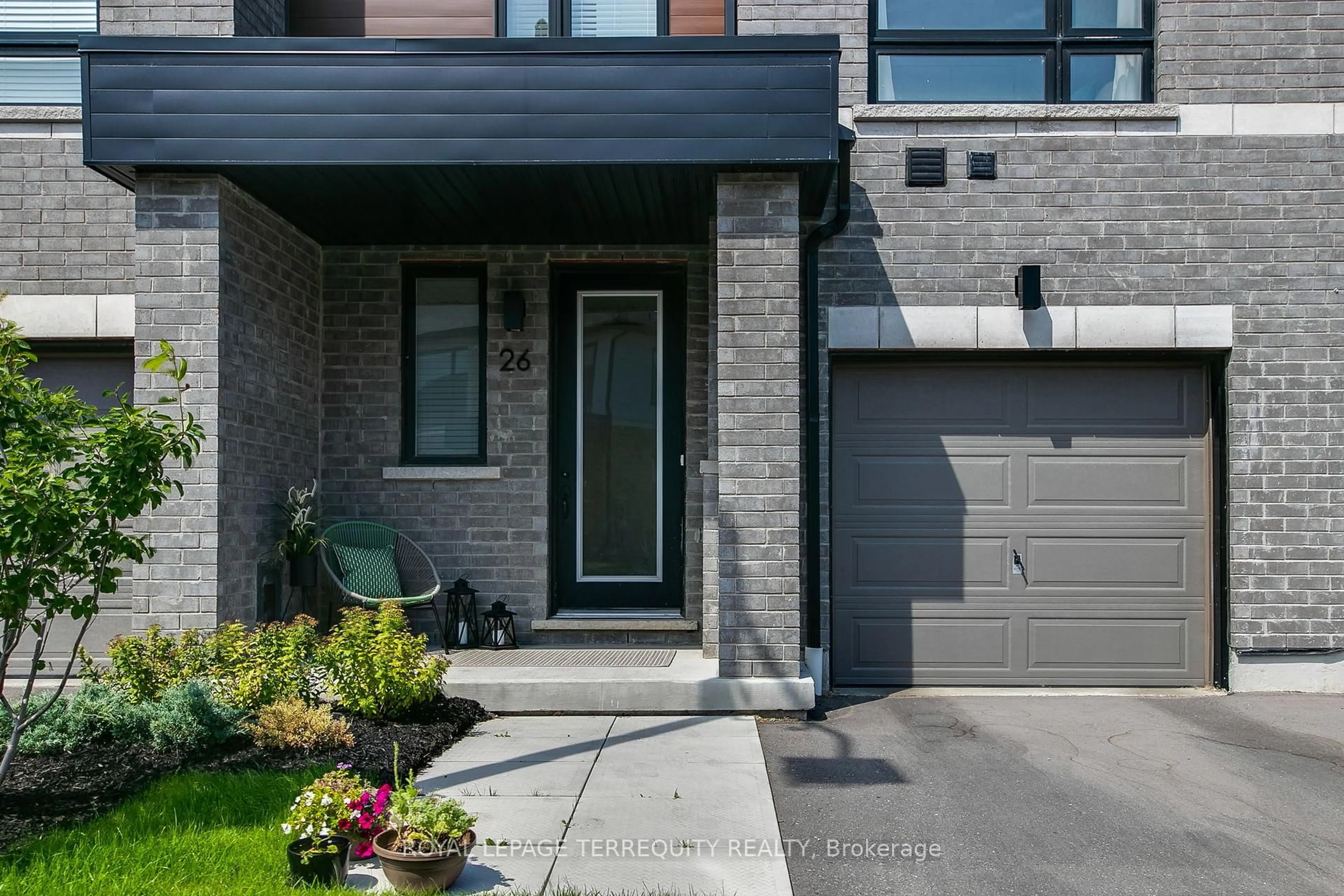 Home with brick exterior material, street for 26 Klein Way, Whitby Ontario L1R 0S6