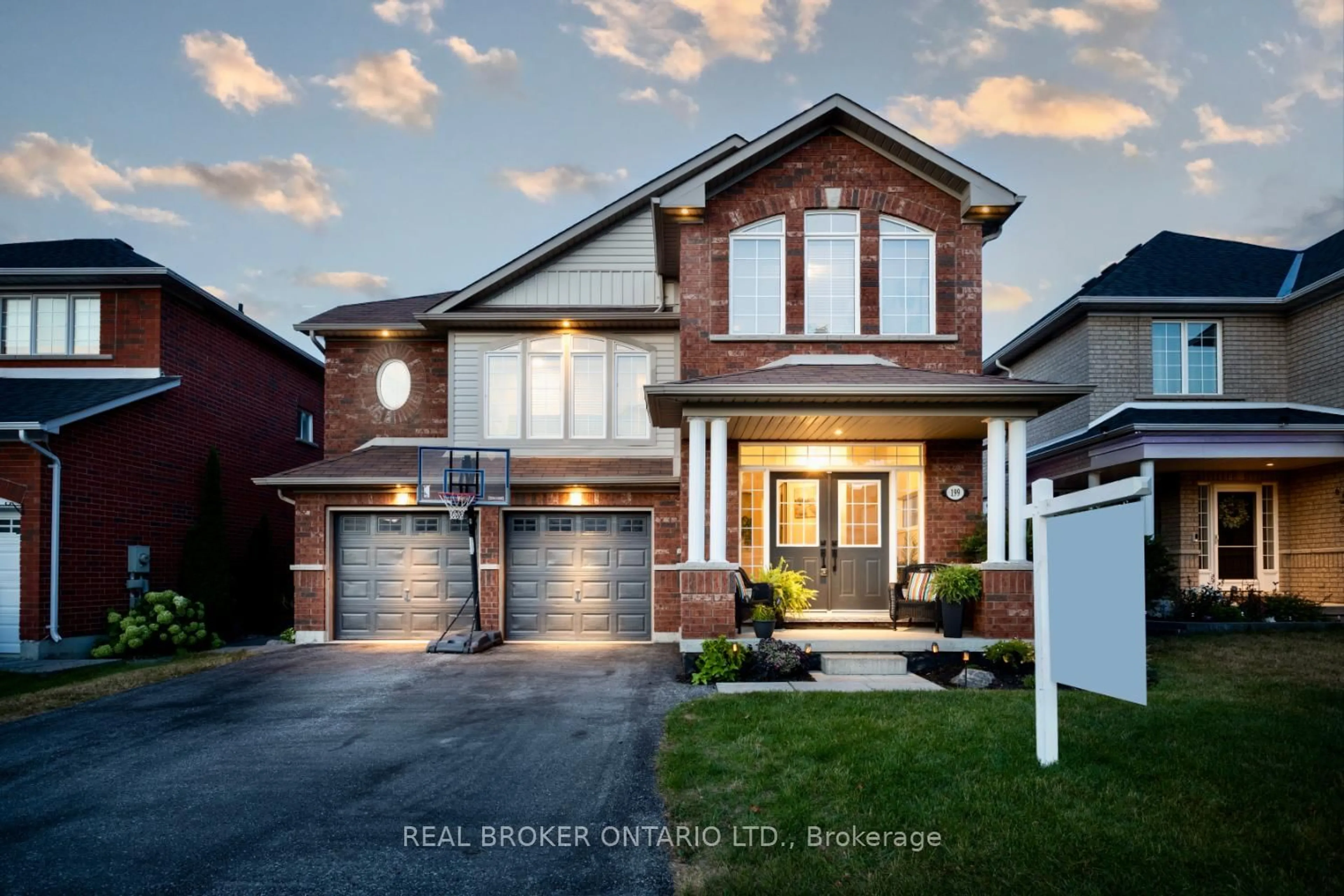 Home with brick exterior material, street for 199 Fenning Dr, Clarington Ontario L1E 3K4