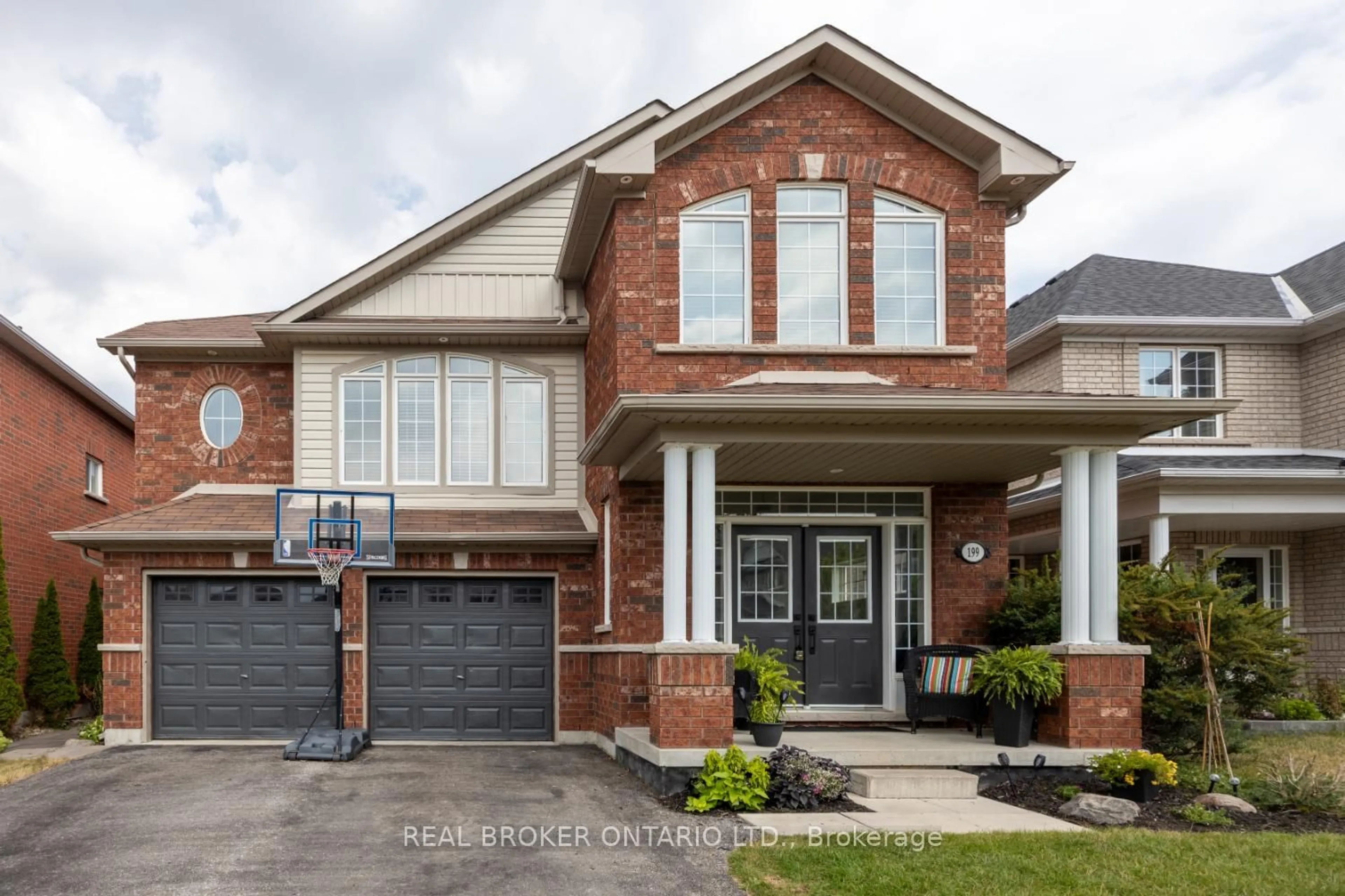Home with brick exterior material, street for 199 Fenning Dr, Clarington Ontario L1E 3K4