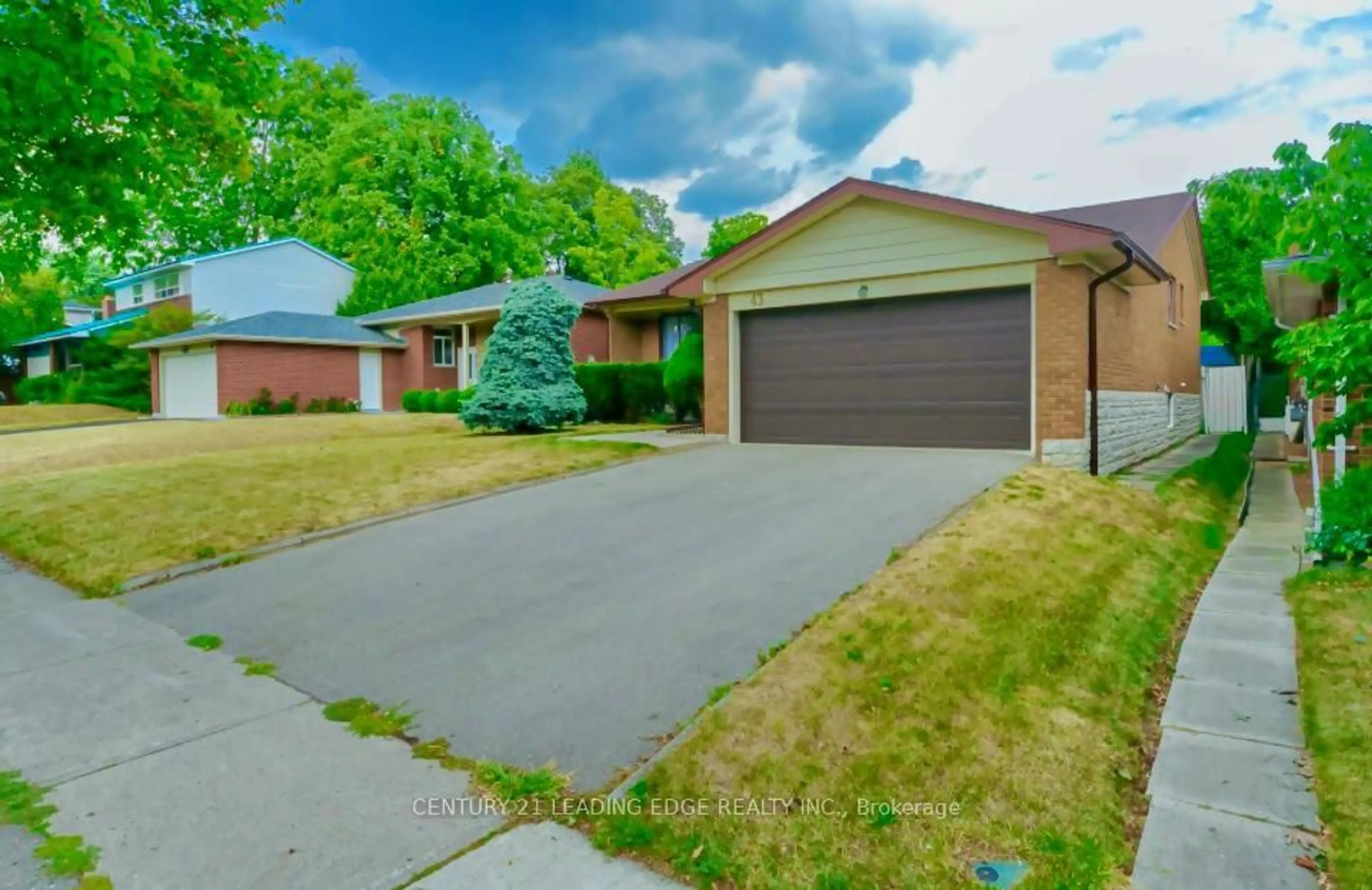 Home with brick exterior material, street for 43 GLENDOWER Crct, Toronto Ontario M1T 2Z3