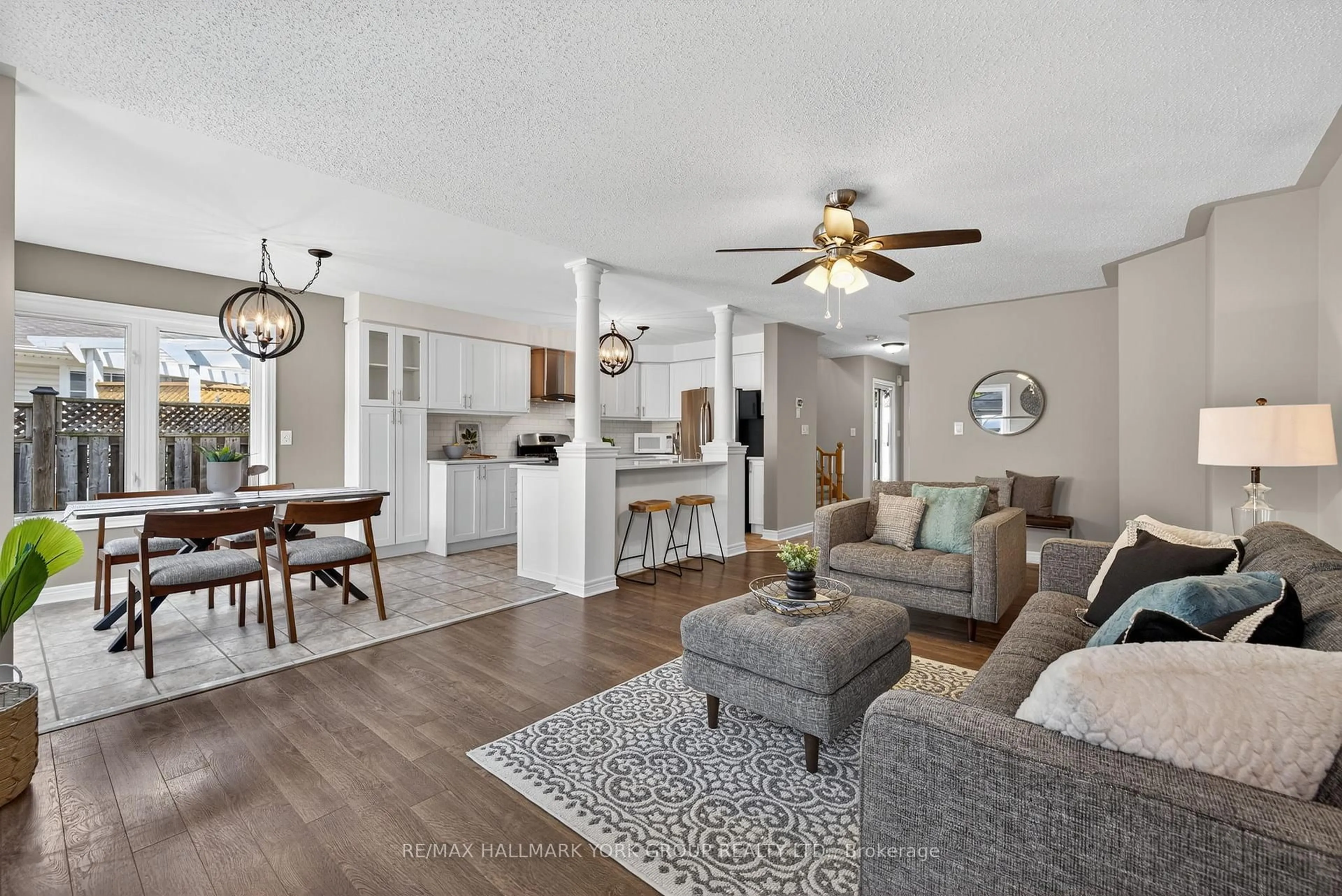 Living room with furniture, unknown for 48 Primeau Ave, Whitby Ontario L1M 2B7