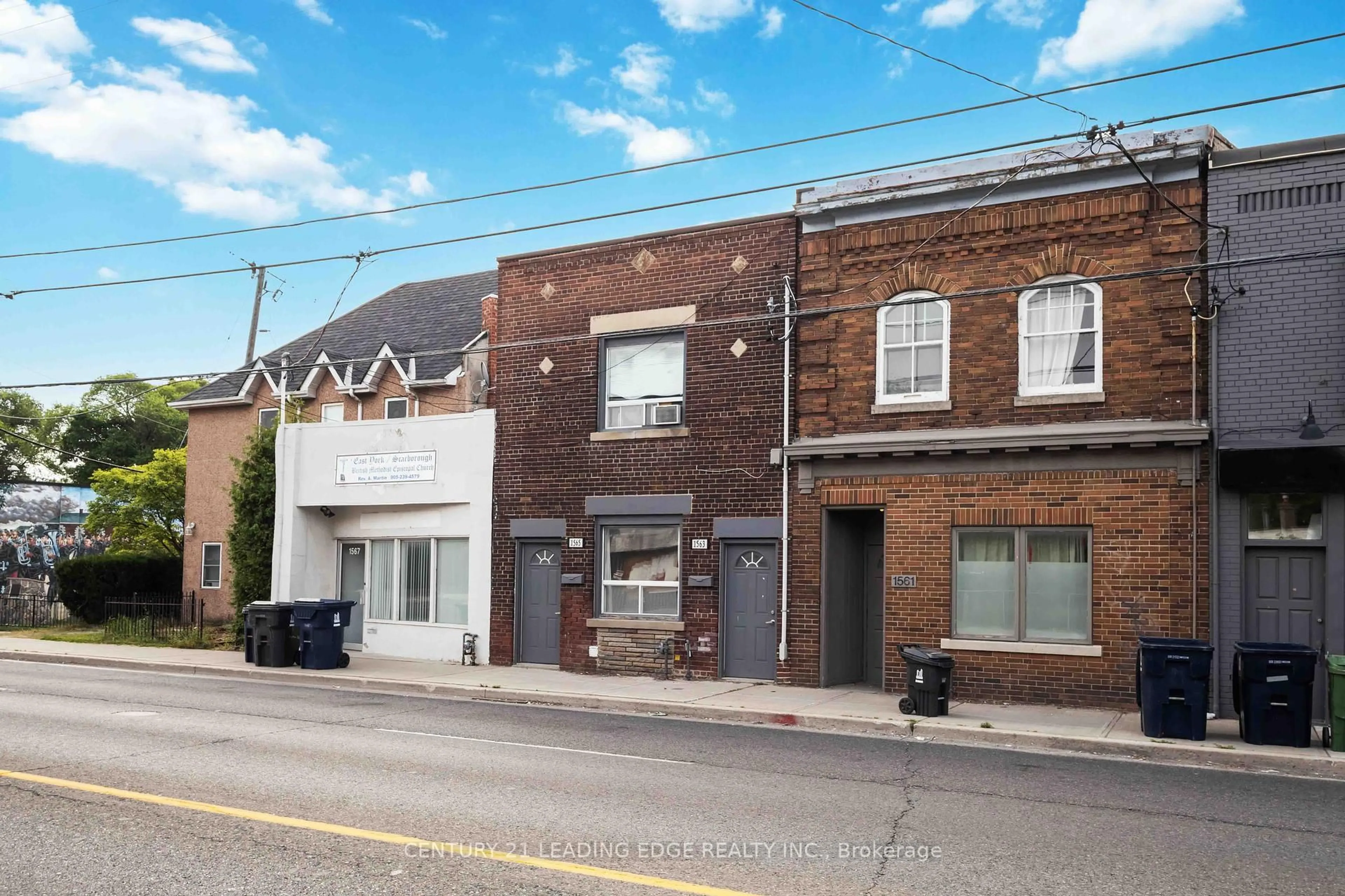 Home with brick exterior material, street for 1563/65 Kingston Rd, Toronto Ontario M1N 1R9