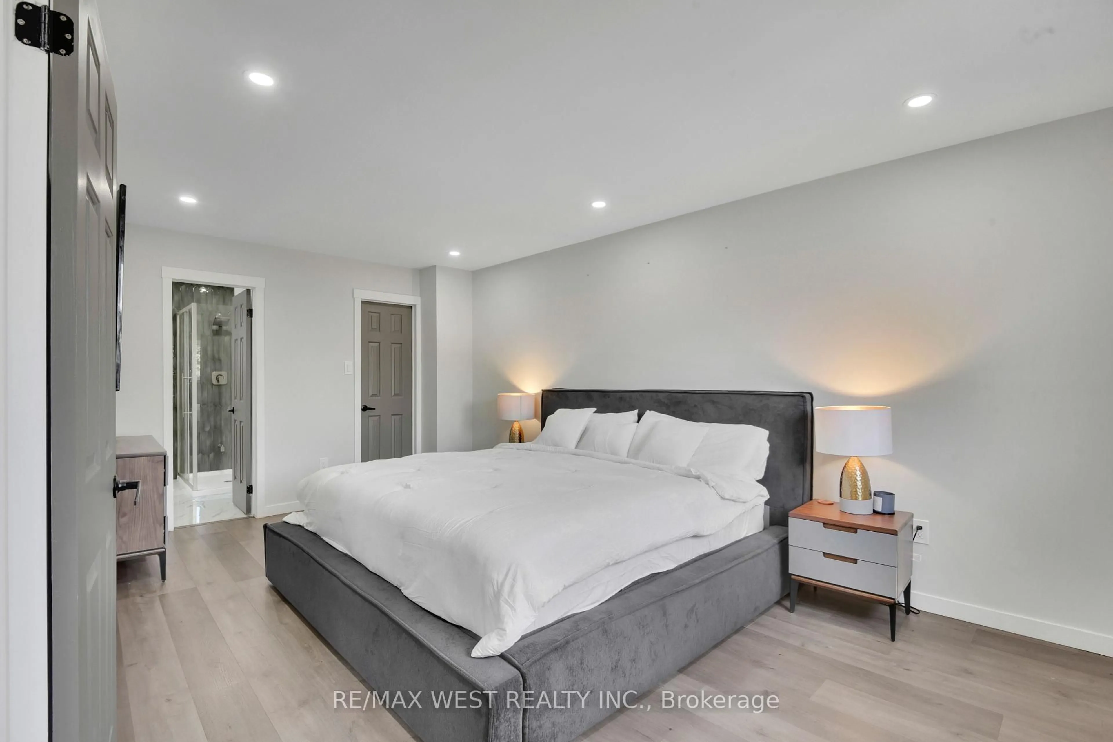 Bedroom with bed, unknown for 703 Mountjoy Crt, Oshawa Ontario L1K 1W8
