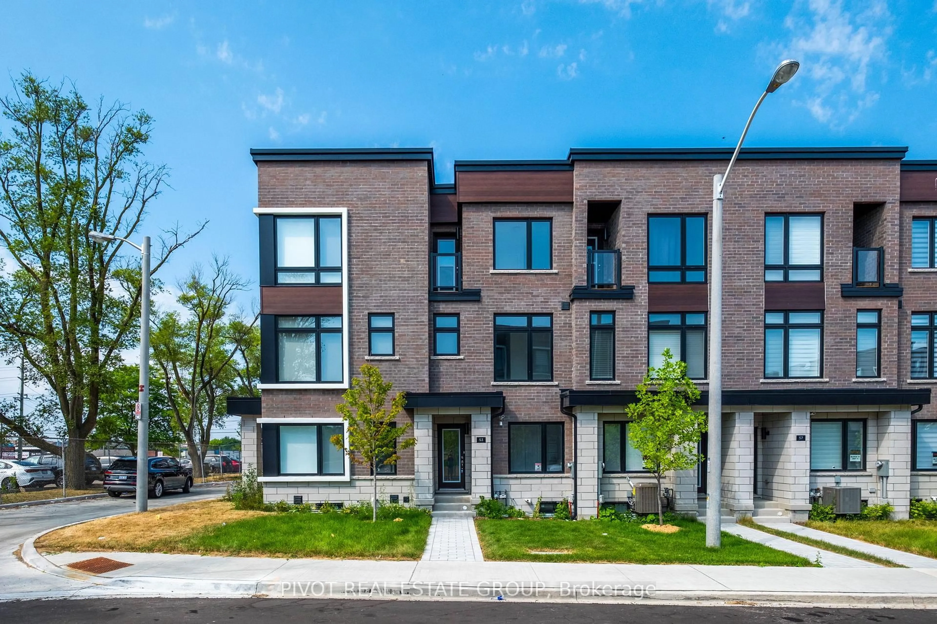 Home with brick exterior material, street for 53 Akil Thomas Gdns, Toronto Ontario M1P 0G3