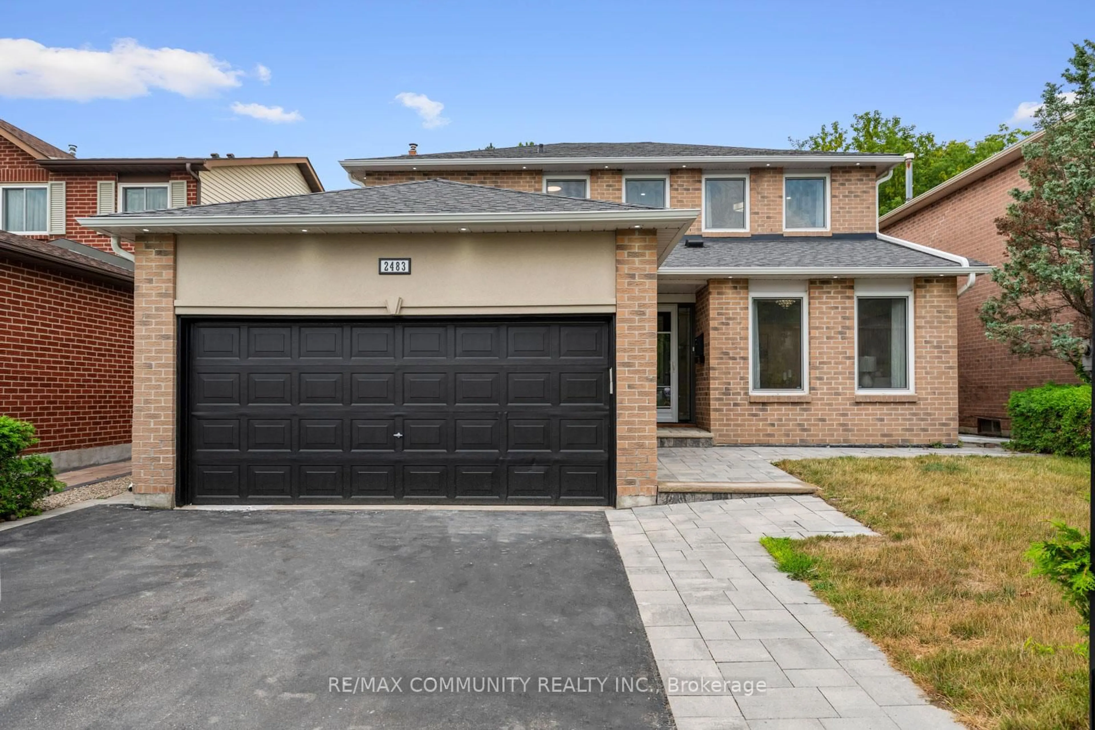 Home with brick exterior material, street for 2483 Linwood St, Pickering Ontario L1X 1G6