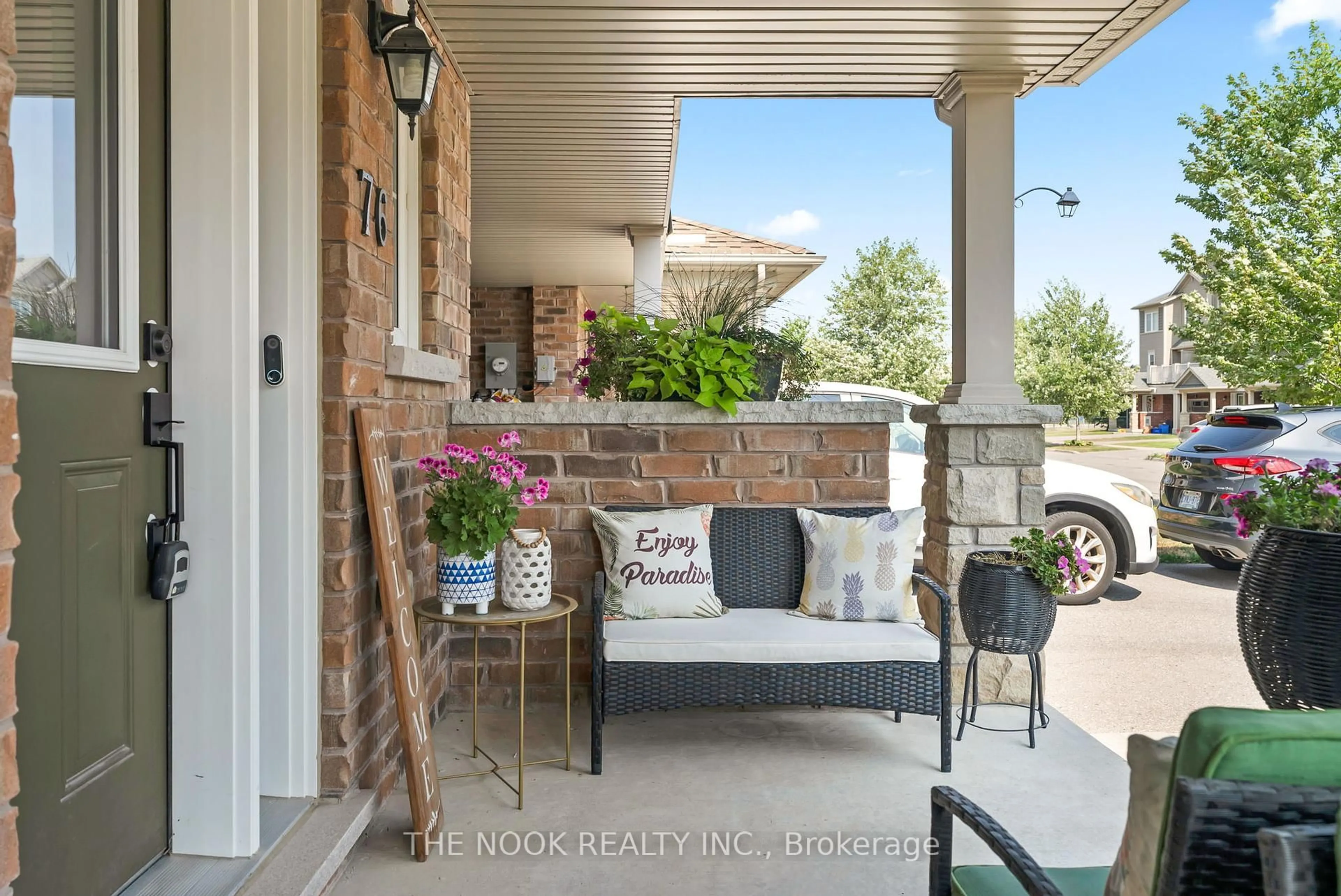 Patio, street for 76 Tabaret Cres, Oshawa Ontario L1L 0G5