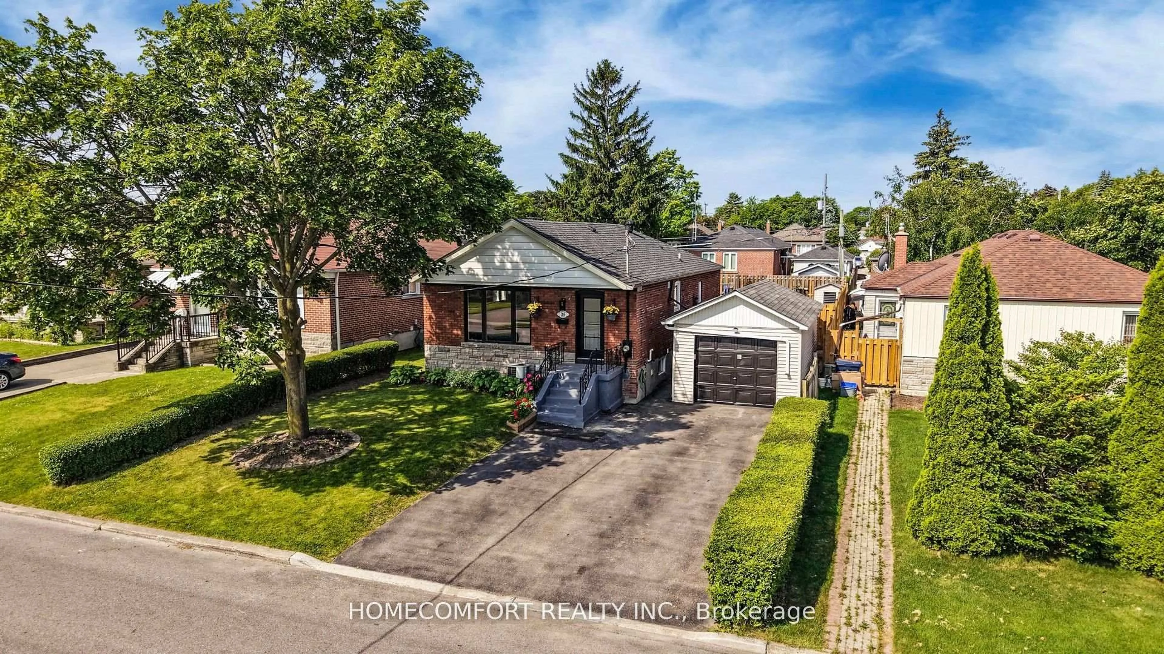 Home with brick exterior material, street for 34 Crosland Dr, Toronto Ontario M1R 4M8
