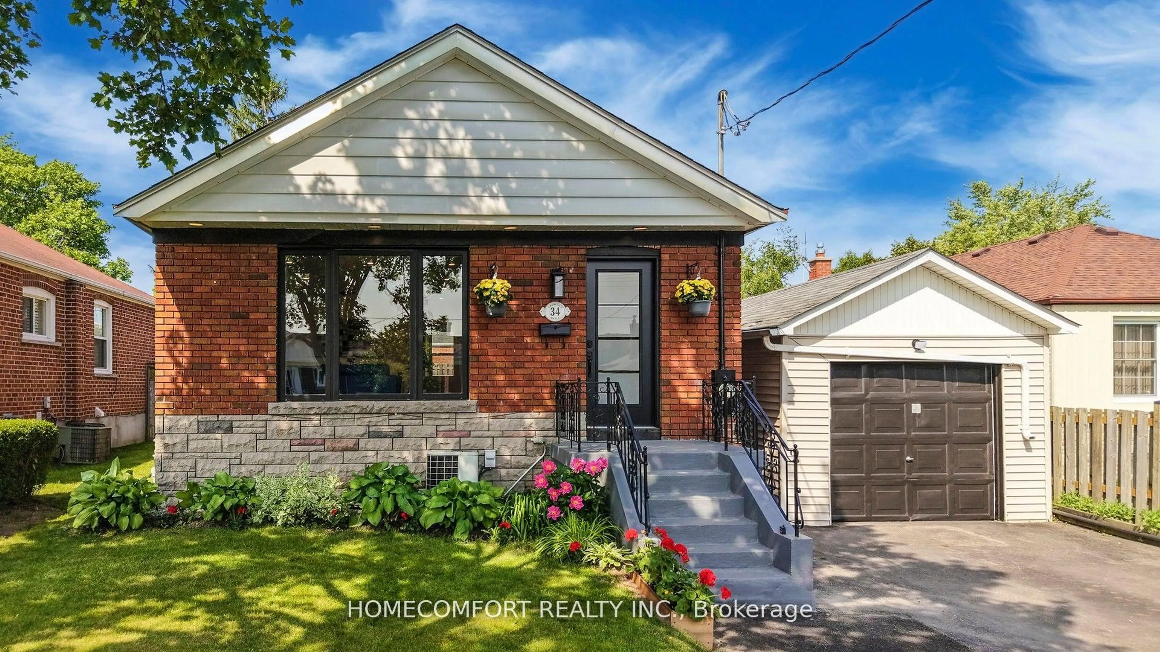Home with brick exterior material, street for 34 Crosland Dr, Toronto Ontario M1R 4M8