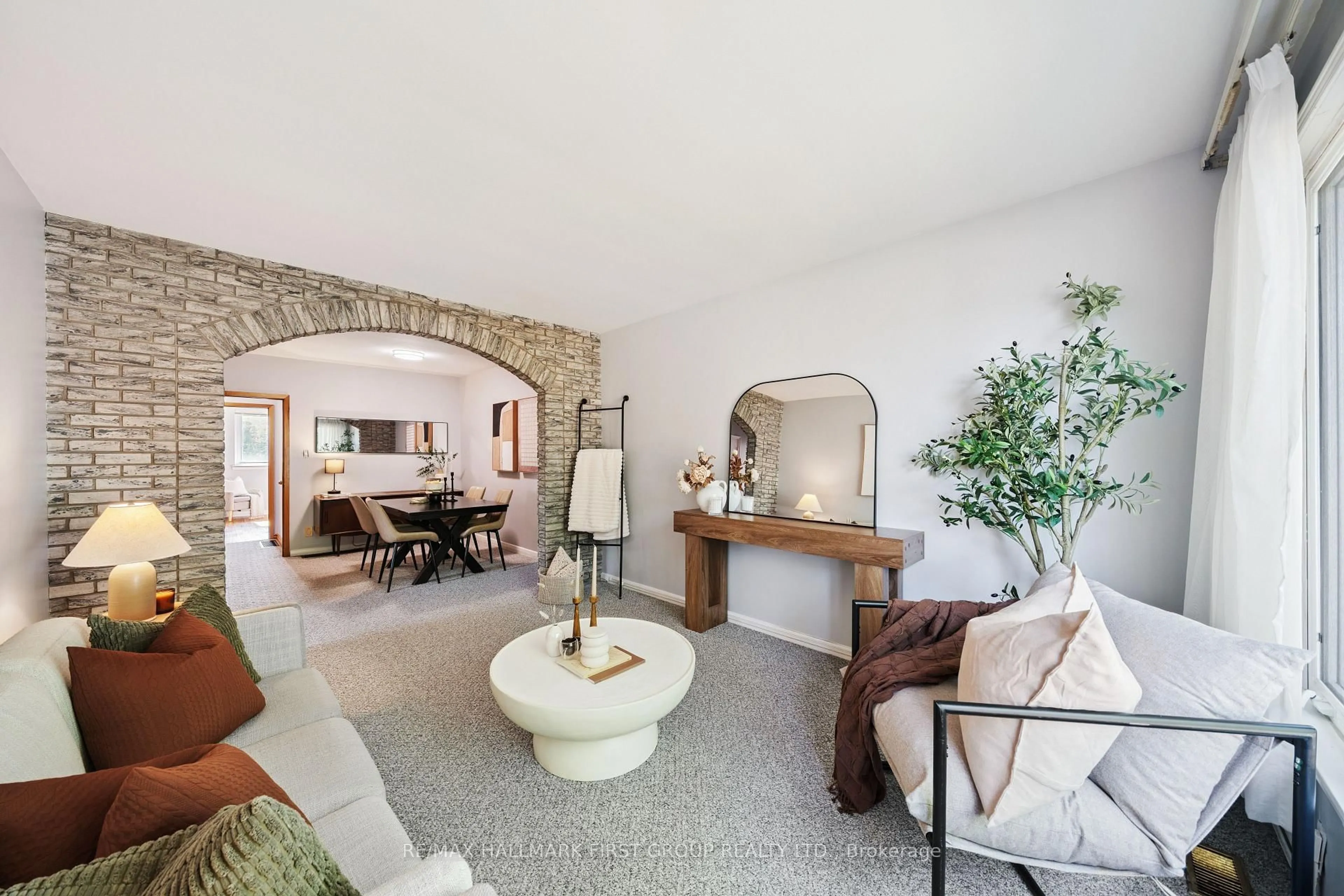 Living room with furniture, unknown for 2 Thorncroft Cres, Ajax Ontario L1S 2S2