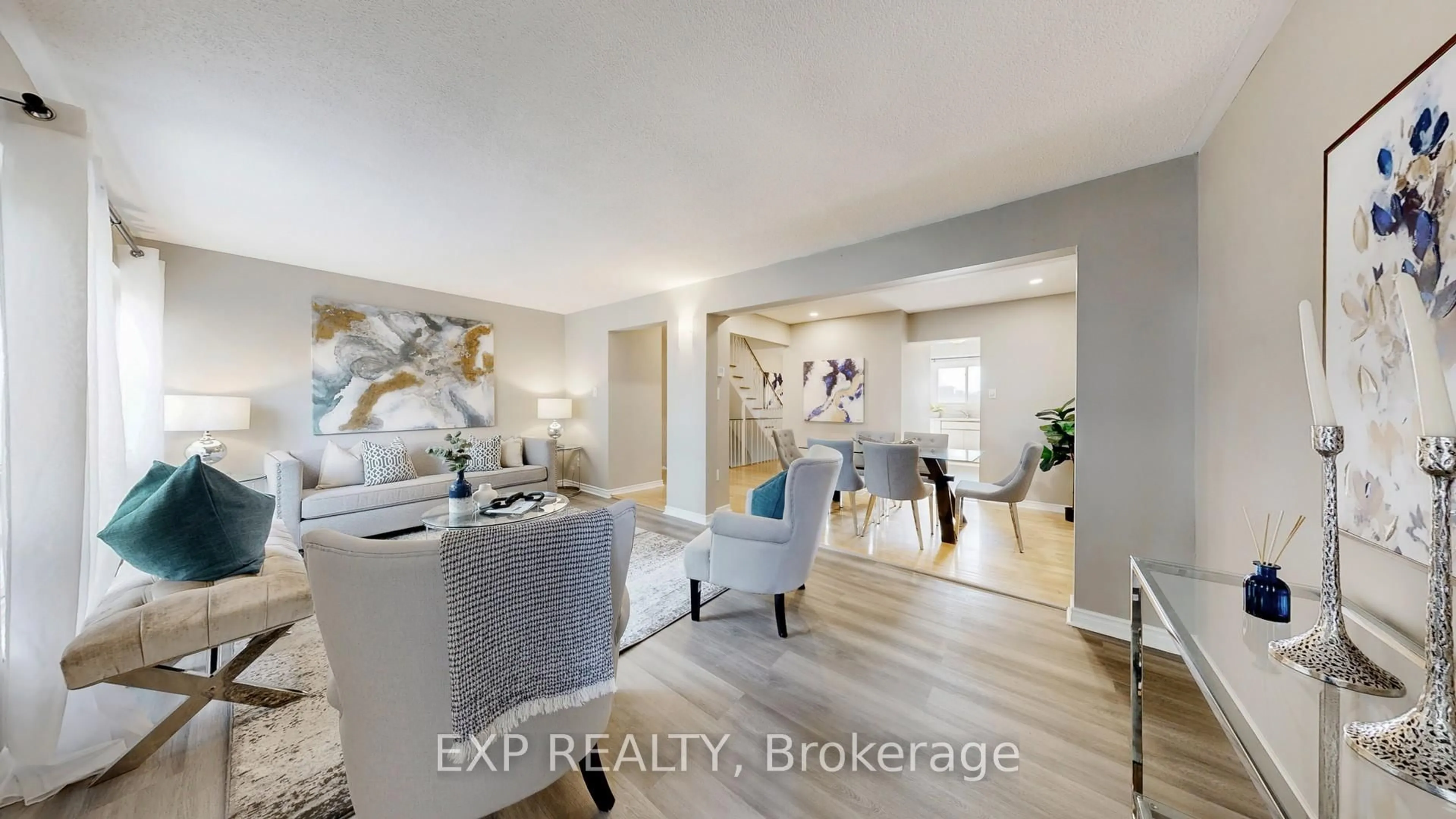 Living room with furniture, unknown for 1235 Radom St #70, Pickering Ontario L1W 1J3