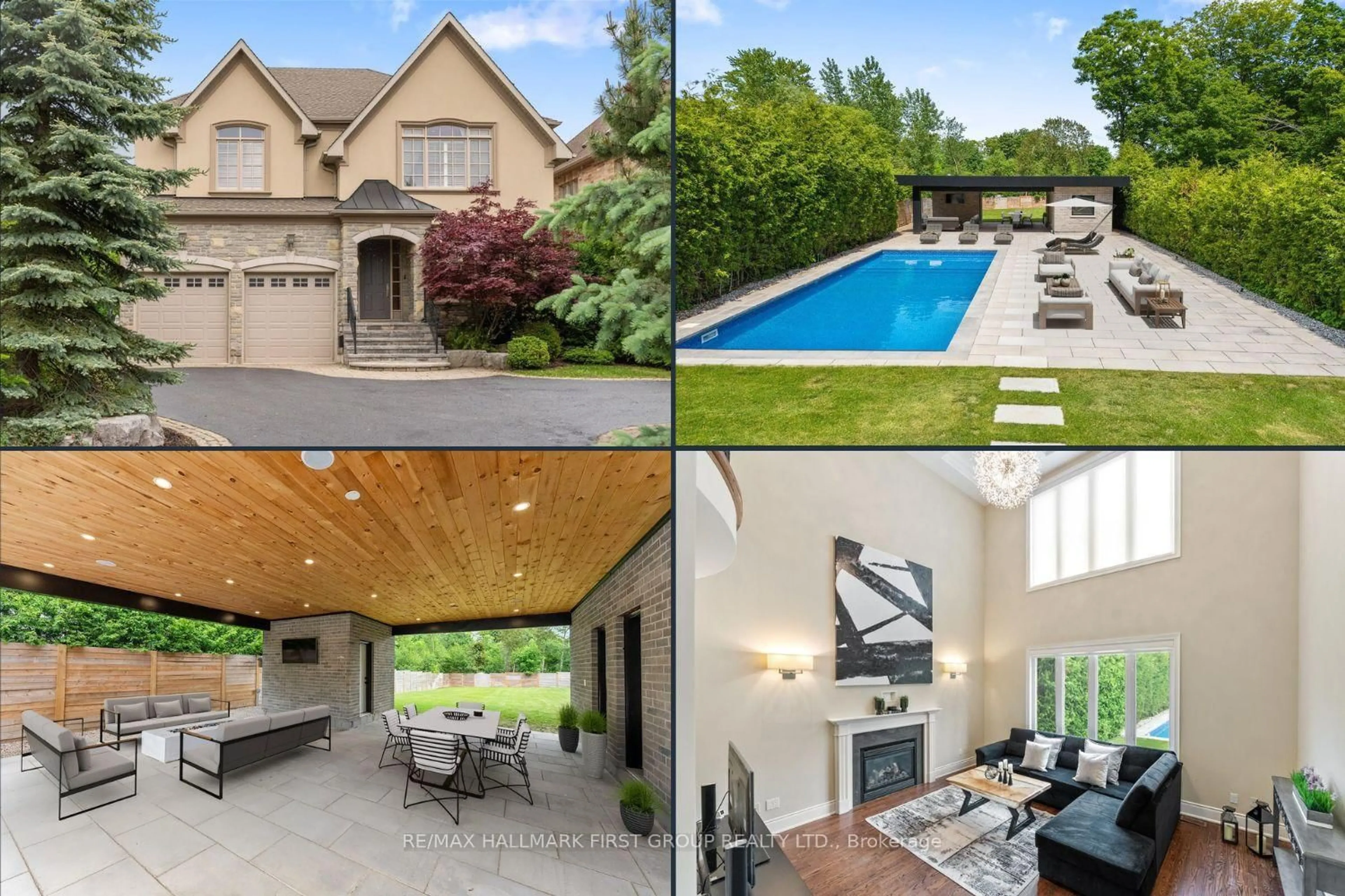 A pic from outside/outdoor area/front of a property/back of a property/a pic from drone, water/lake/river/ocean view for 1475 Altona Rd, Pickering Ontario L1V 1M4