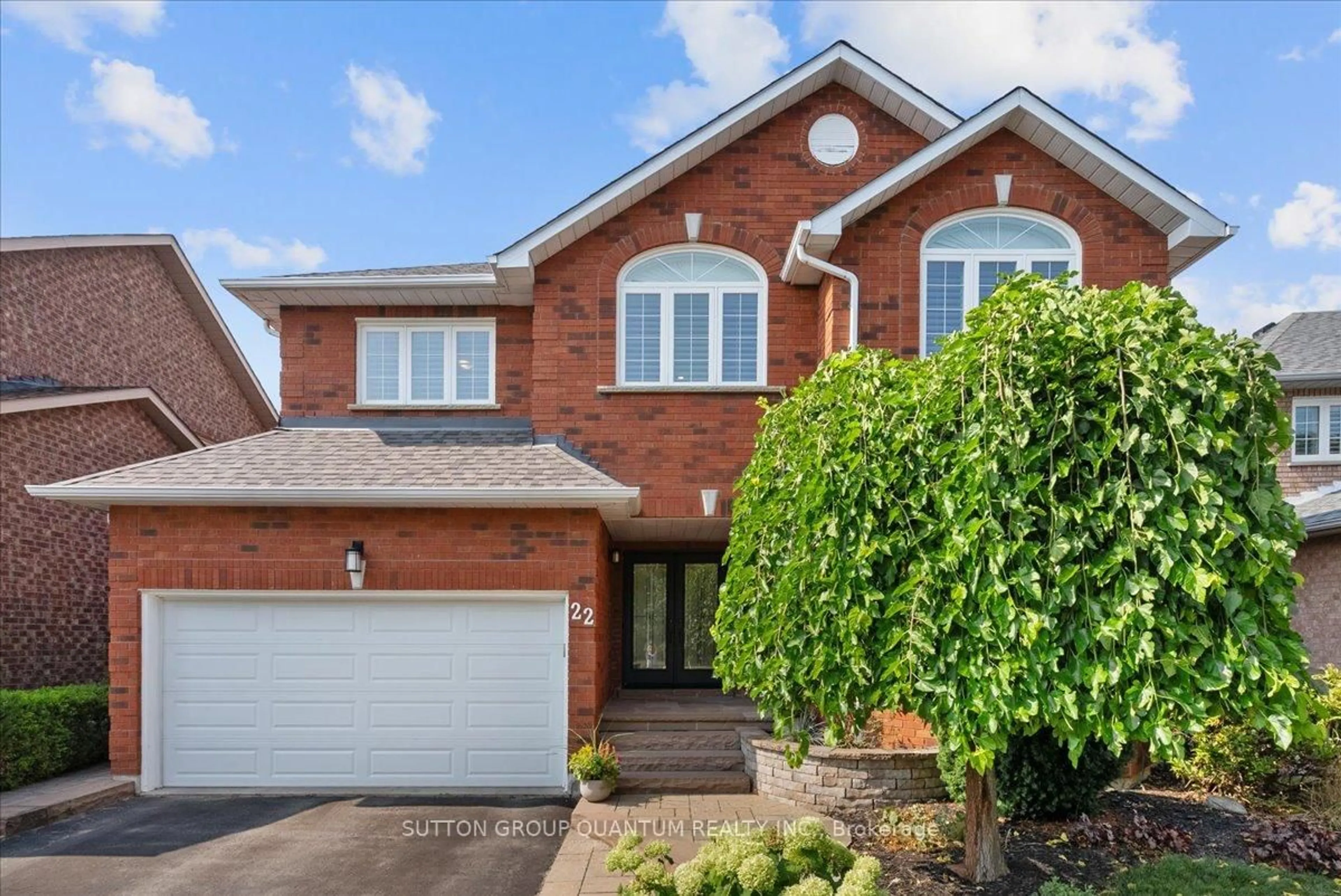 Home with brick exterior material, street for 22 Kilbride Dr, Whitby Ontario L1R 2B3