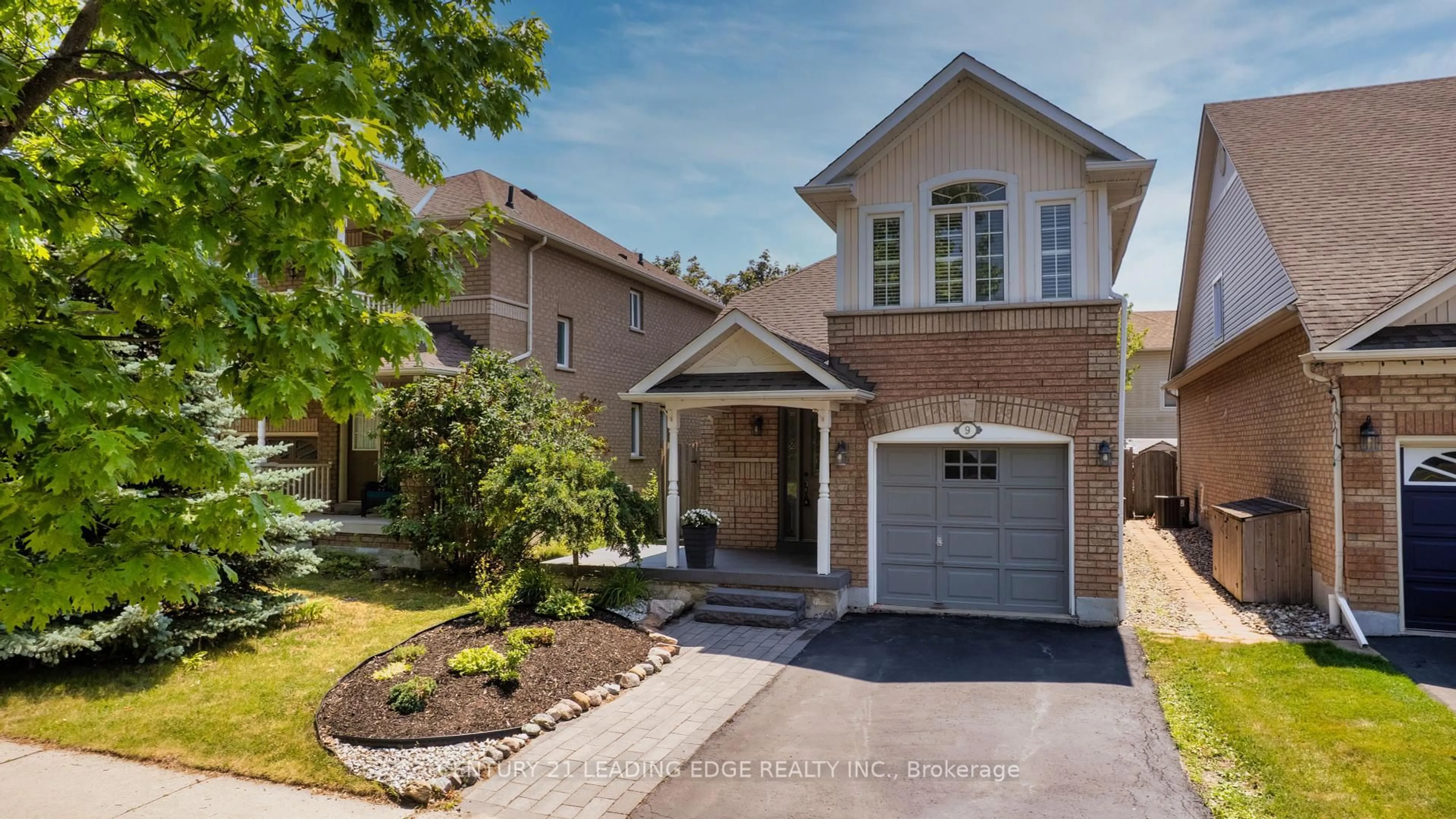 Home with brick exterior material, street for 9 Portage Tr, Whitby Ontario L1N 9R4