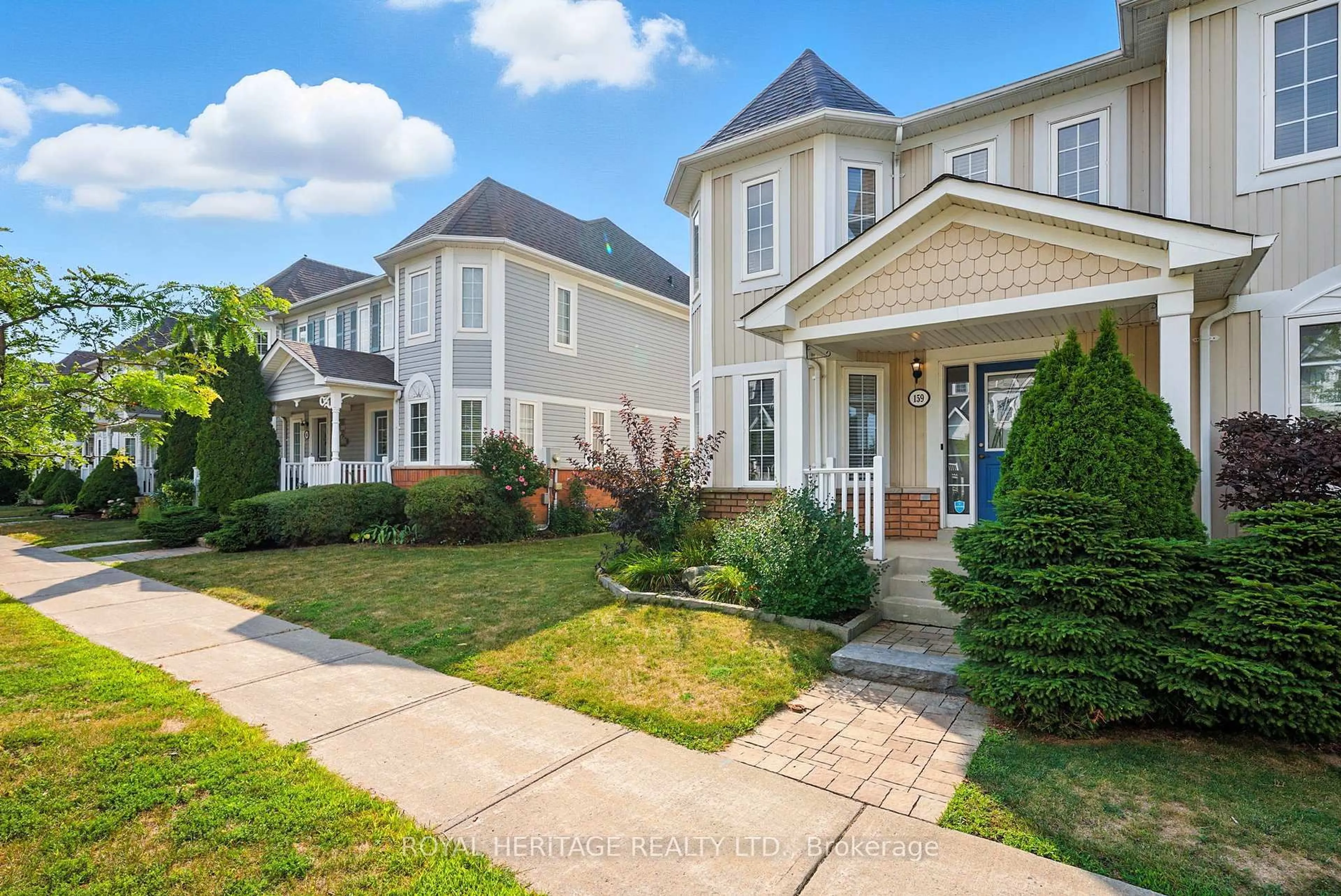Home with brick exterior material, street for 159 Carnwith Dr, Whitby Ontario L1M 2J5