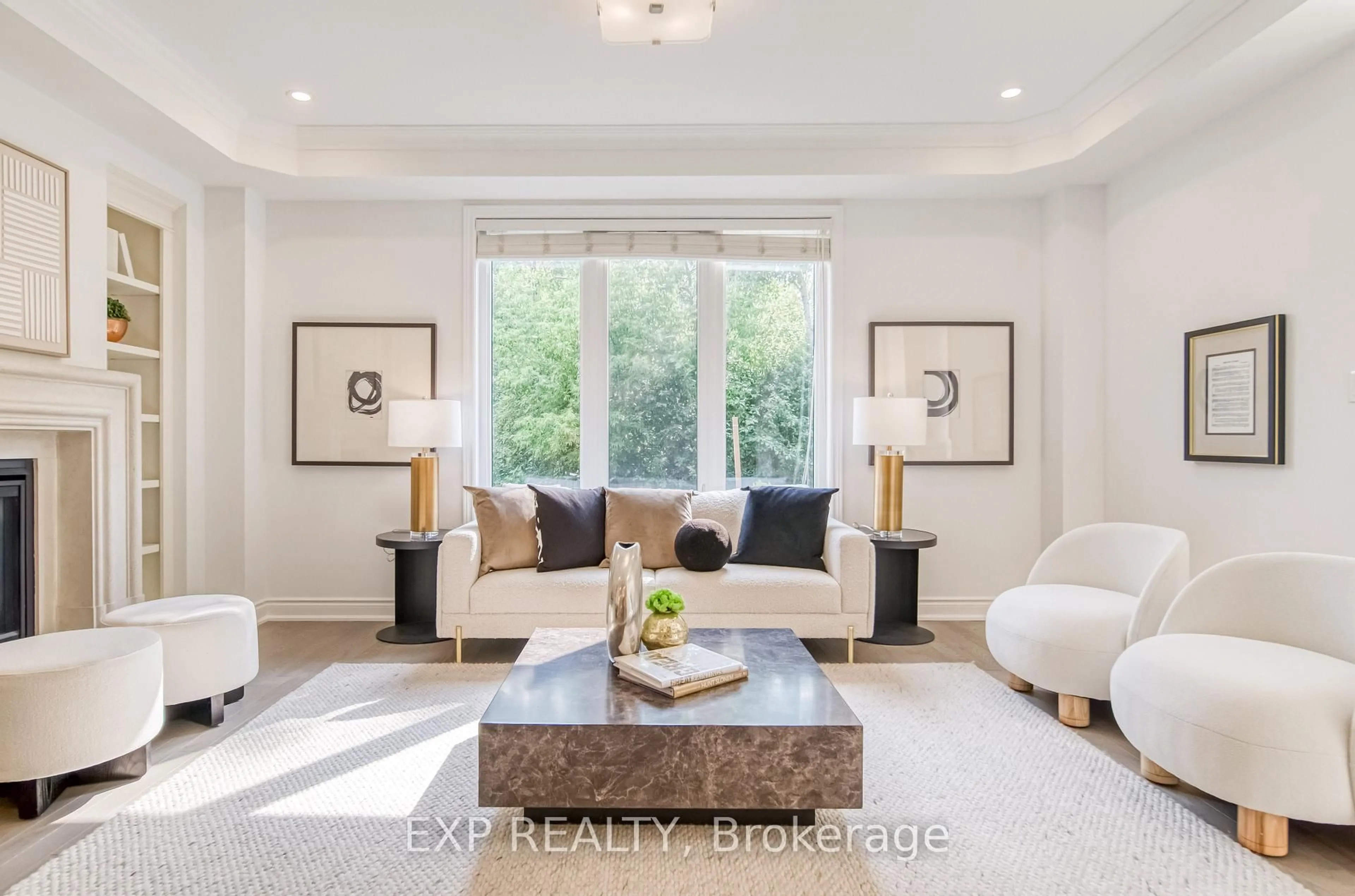 Living room with furniture, unknown for 9 Armour St, Whitby Ontario L1R 0N4