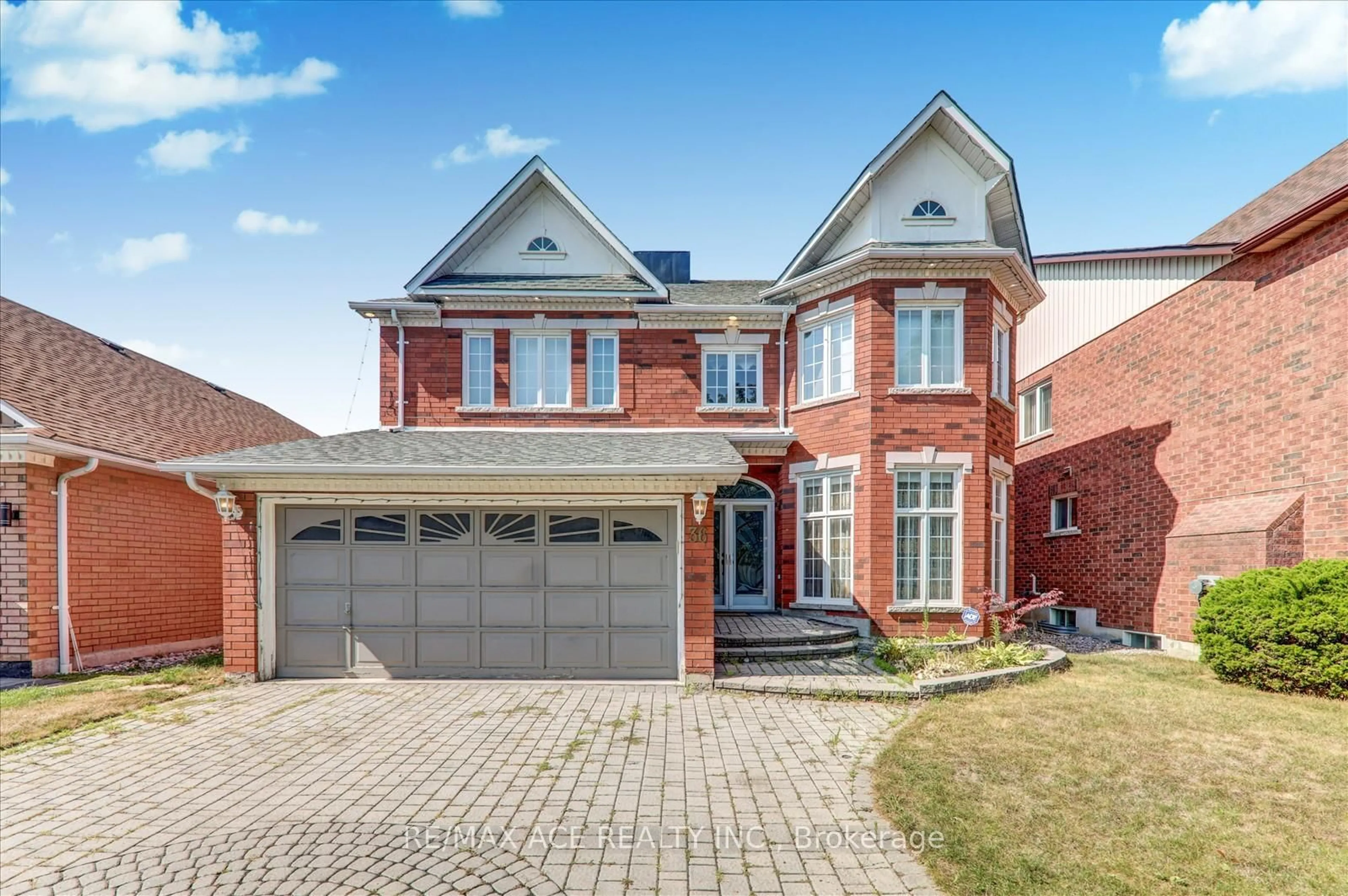 Home with brick exterior material, street for 36 Todd Rd, Ajax Ontario L1T 4C6