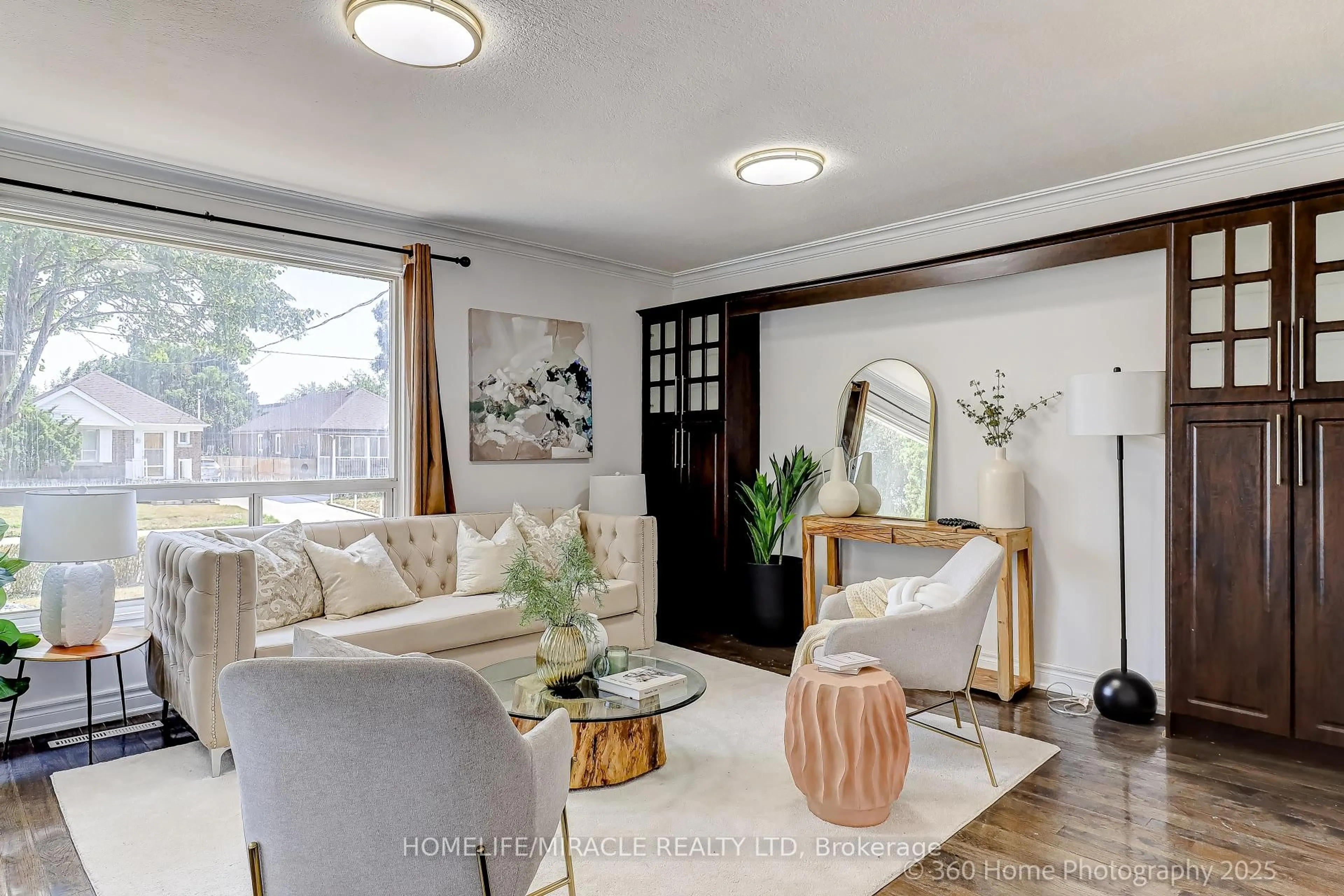 Living room with furniture, unknown for 34 Merrian Rd, Toronto Ontario M1K 3M7