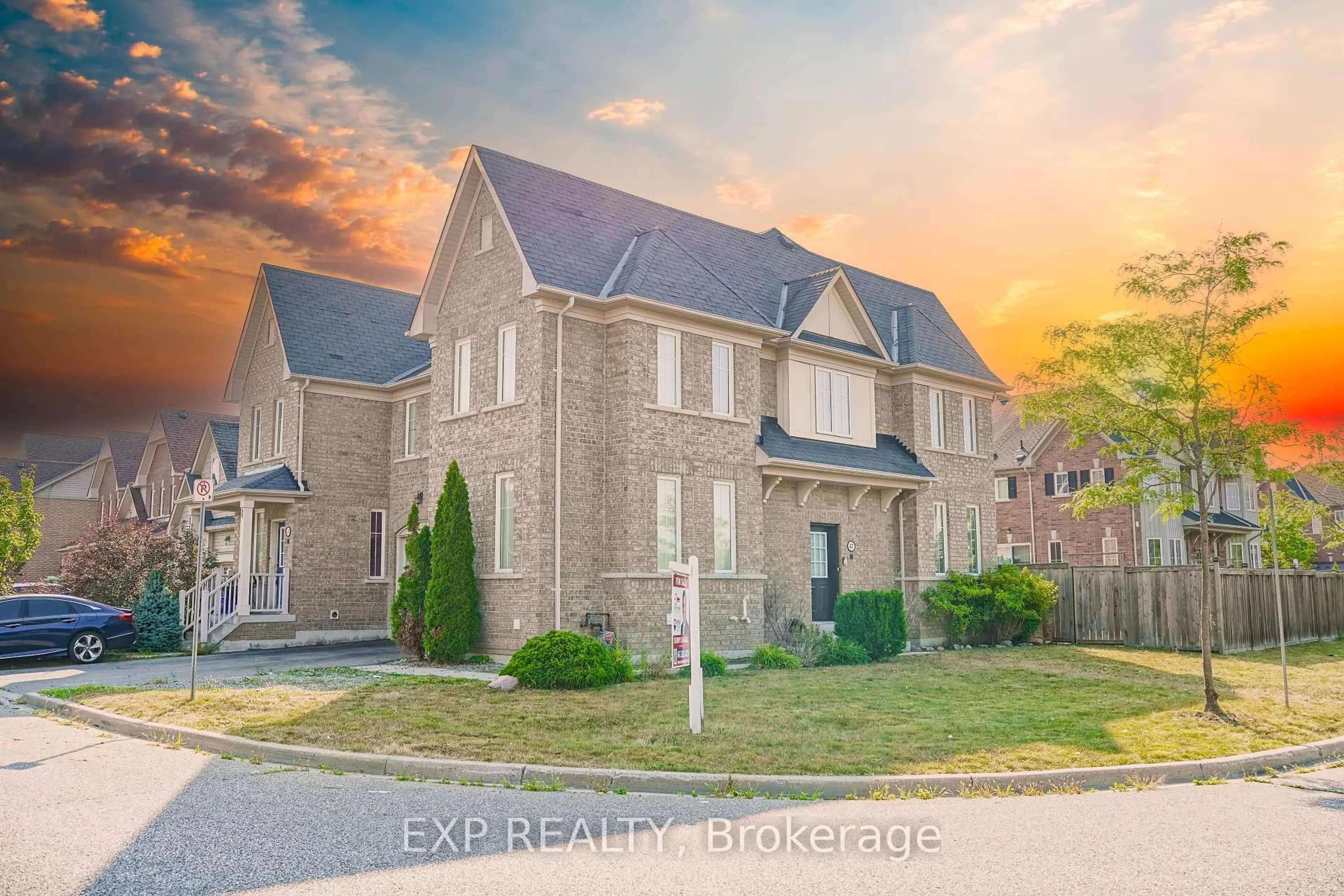 Home with brick exterior material, street for 47 Westray Cres, Ajax Ontario L1Z 0B3