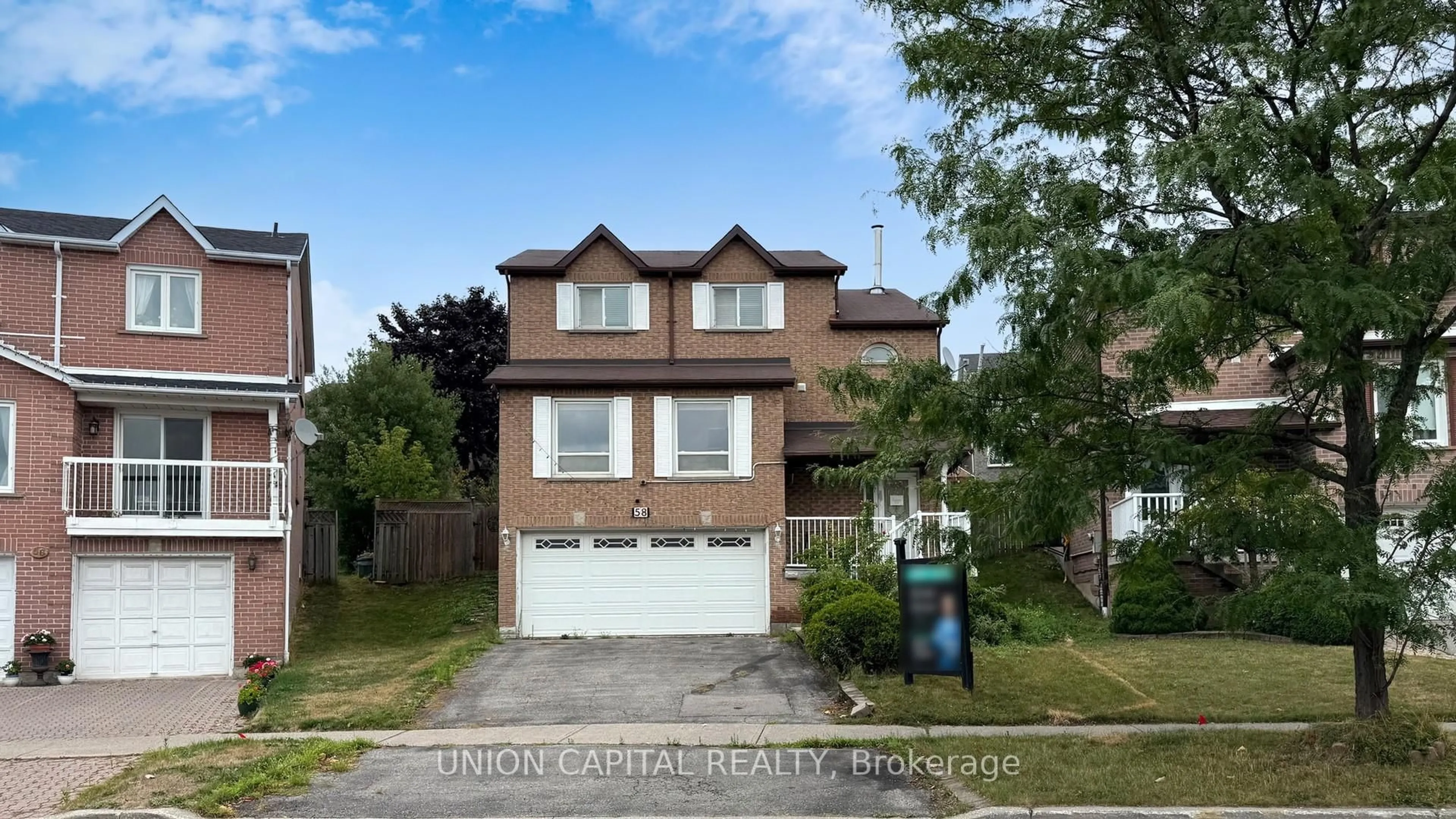 Home with brick exterior material, street for 58 Reed Dr, Ajax Ontario L1S 6T3