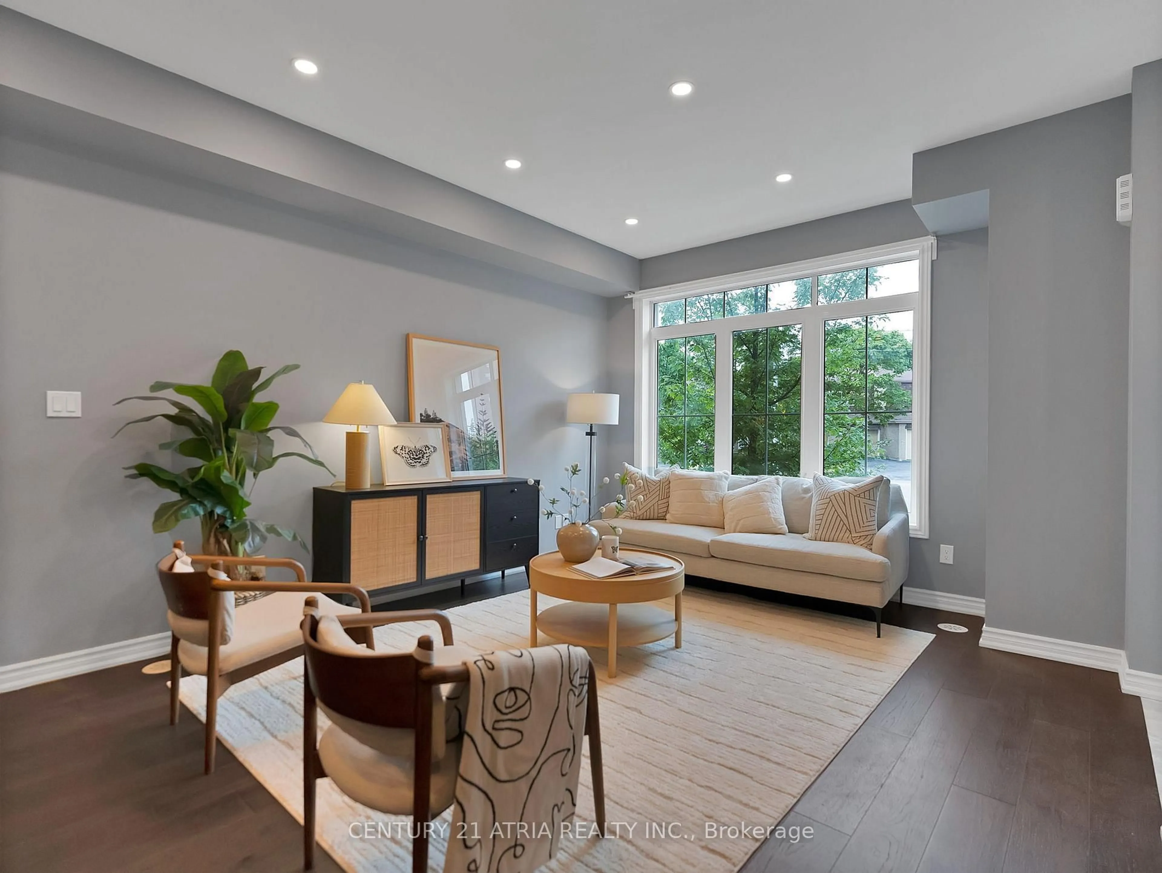 Living room with furniture, unknown for 1251 Bridletowne Circ #3, Toronto Ontario M1W 0A5