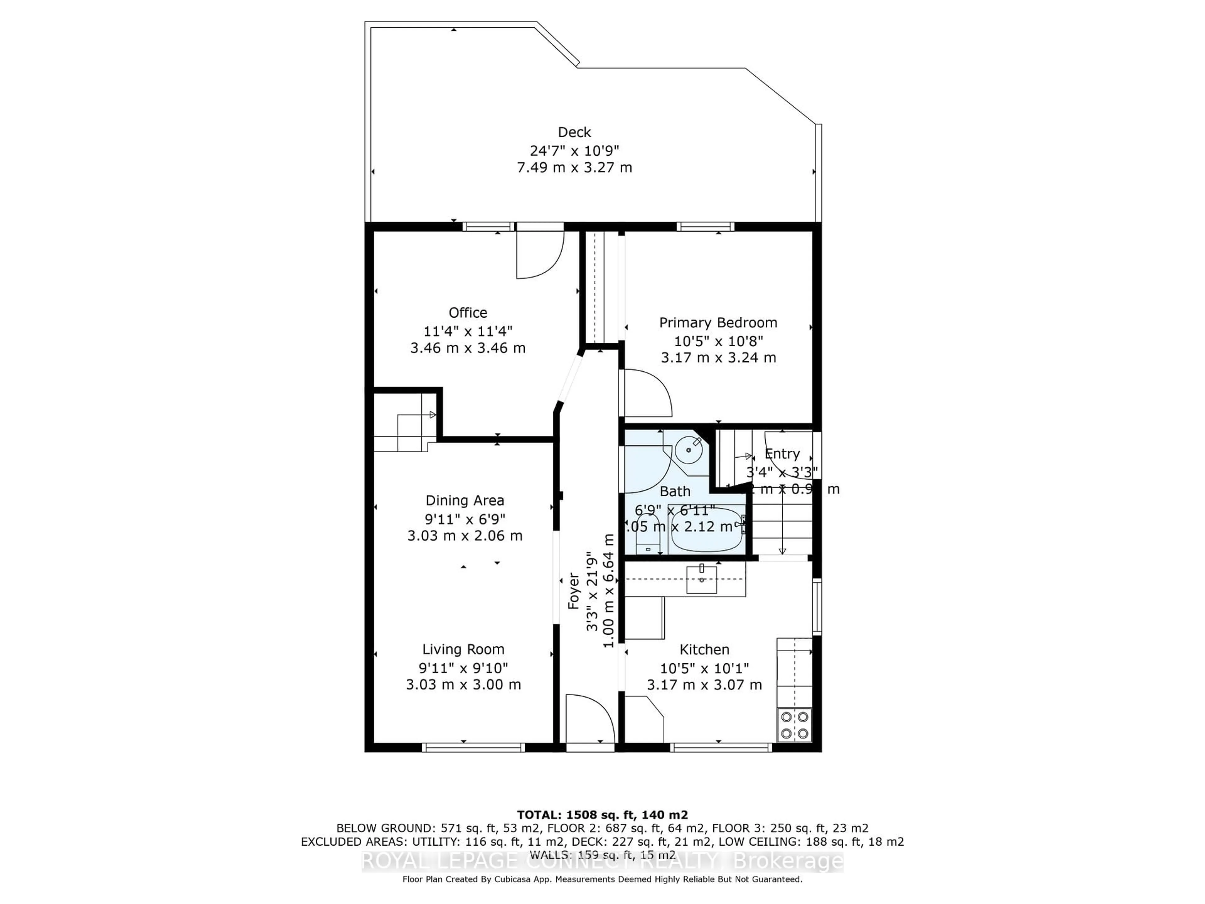 Floor plan for 91 Lillington Ave, Toronto Ontario M1N 3K6