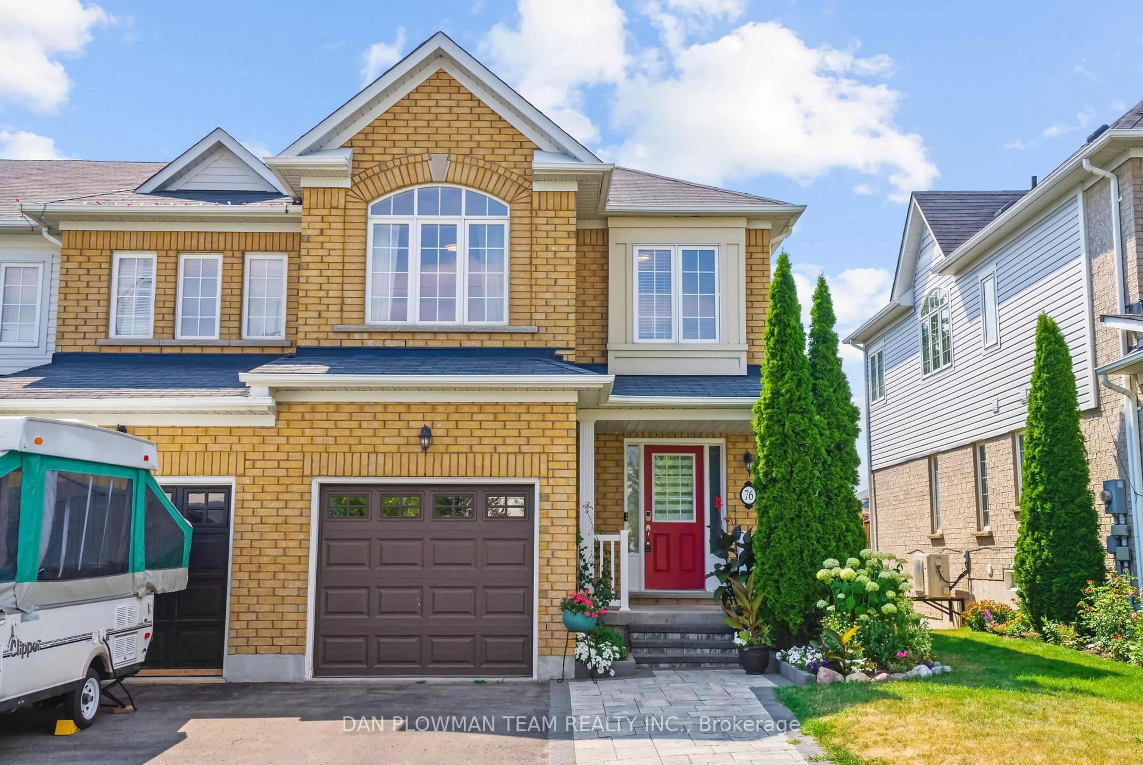 Home with brick exterior material, street for 76 Kersey Cres, Clarington Ontario L1E 0A5