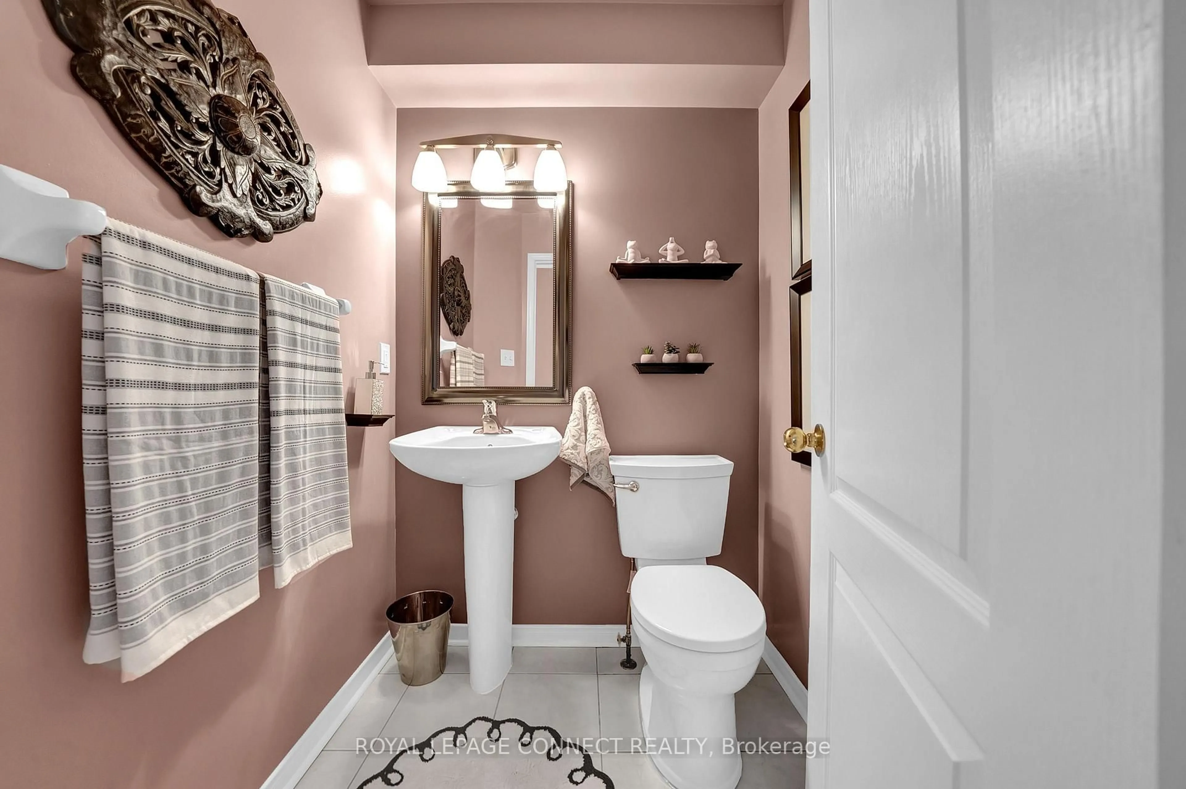 Contemporary bathroom, ceramic/tile floor for 4 Middlecote Dr, Ajax Ontario L1T 0A9