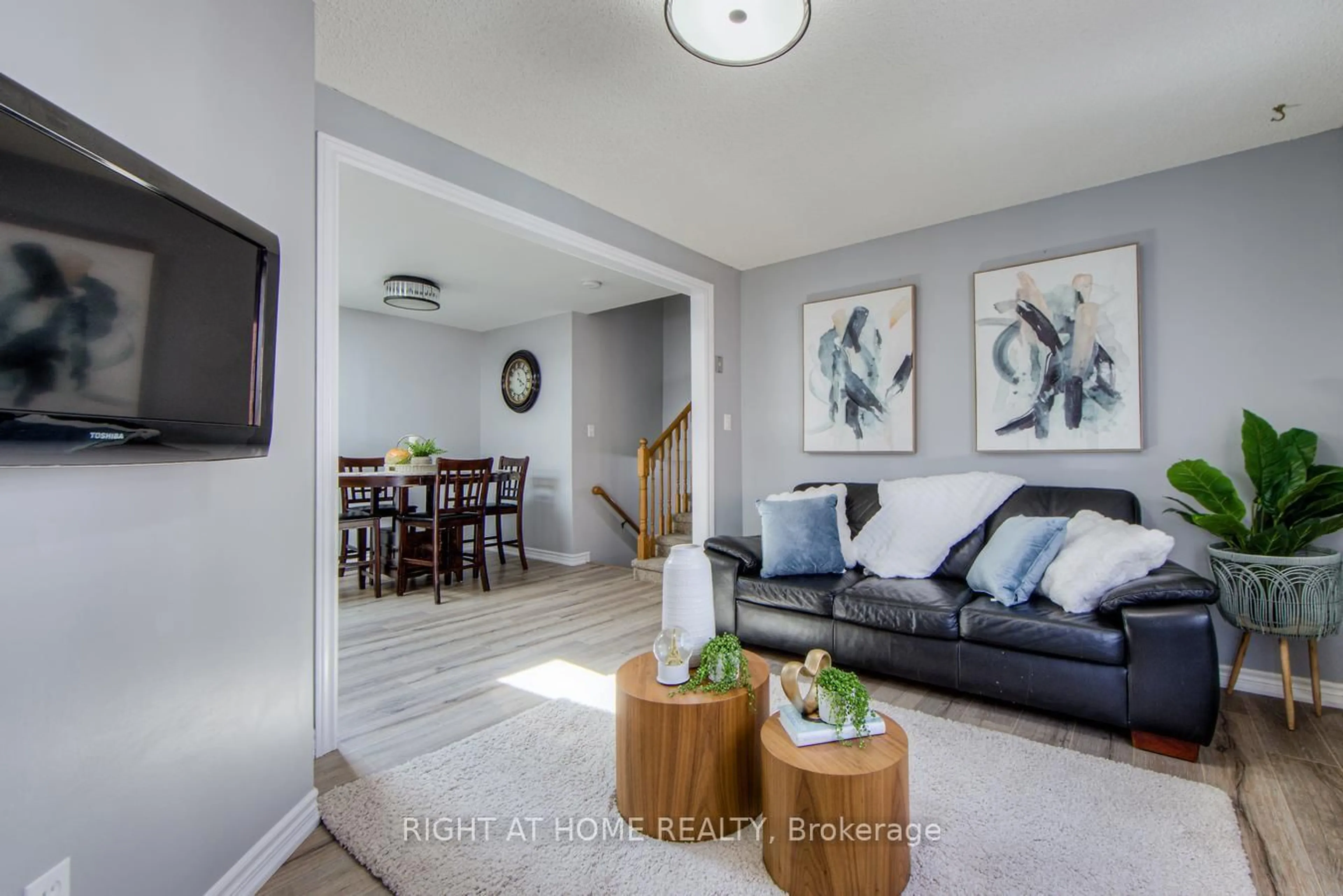 Living room with furniture, unknown for 16 John Walter Cres, Clarington Ontario L1E 2W6