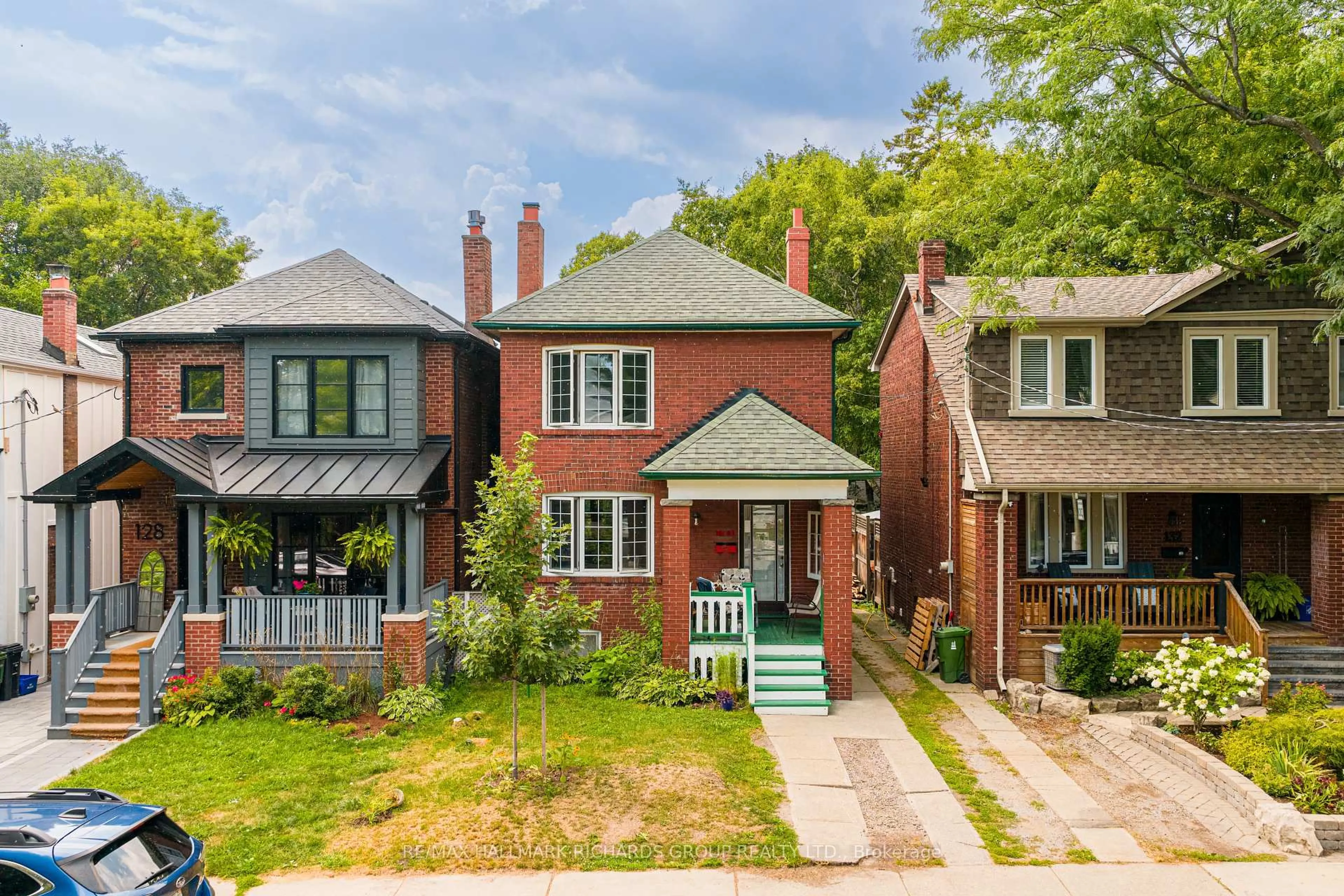 Home with brick exterior material, street for 130 Elmer Ave, Toronto Ontario M4L 3R8