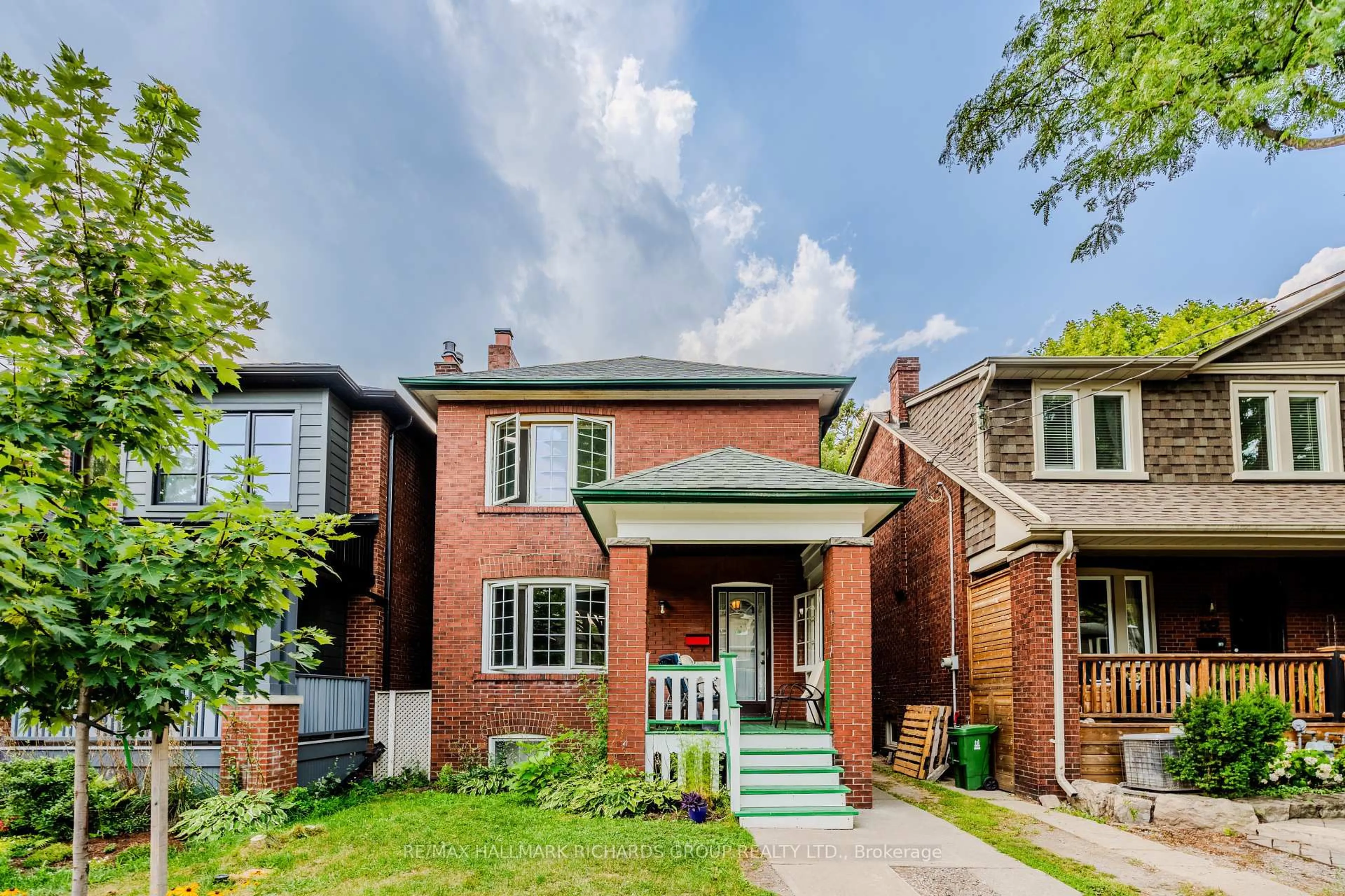 Home with brick exterior material, street for 130 Elmer Ave, Toronto Ontario M4L 3R8